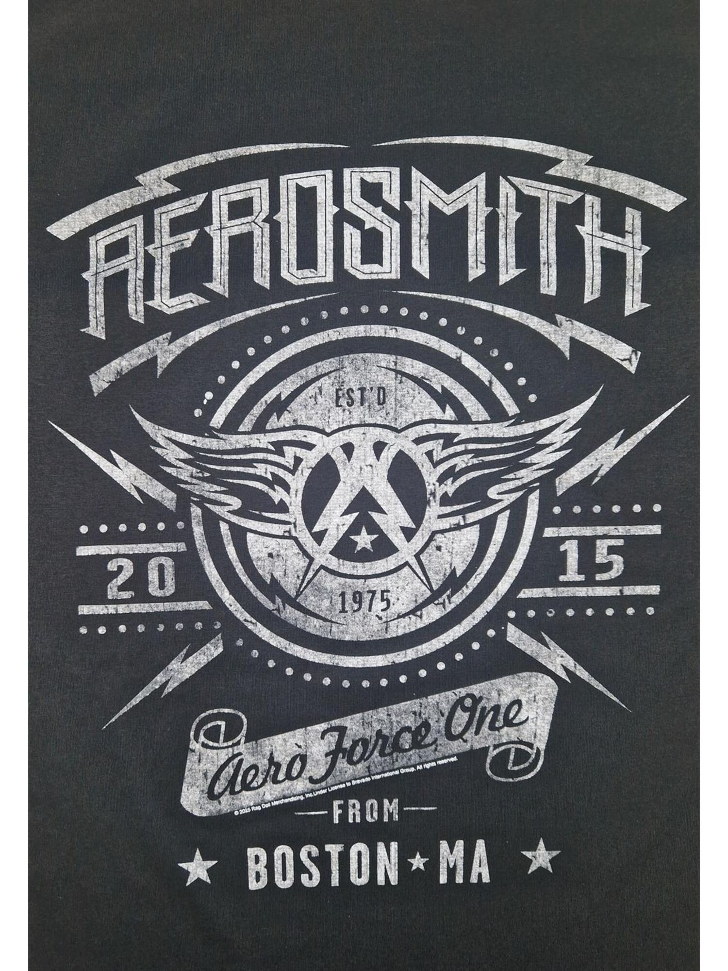 Aerosmith Camiseta 'Aerosmith Aero Force One T-Shirt' negro – imagen 3
