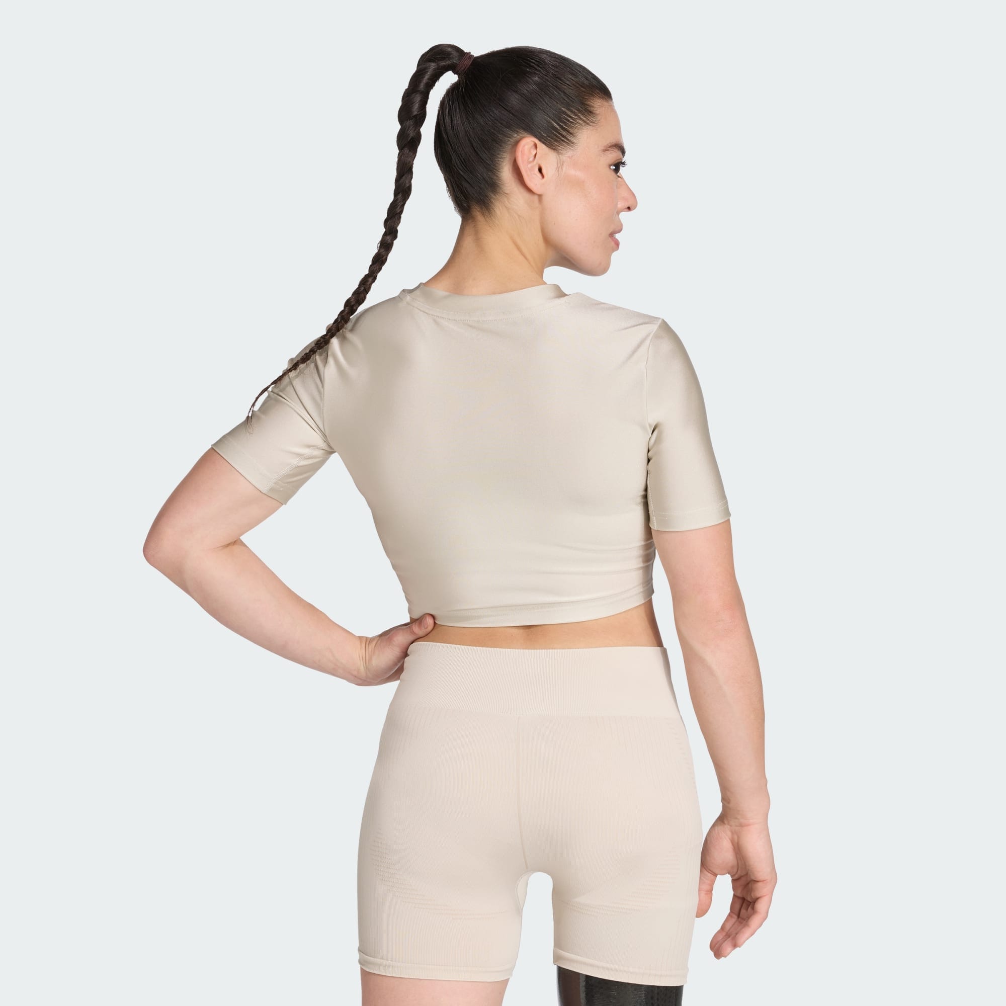 ADIDAS PERFORMANCE Funkčné tričko 'Essentials' svetlobéžová (obrázok 3)