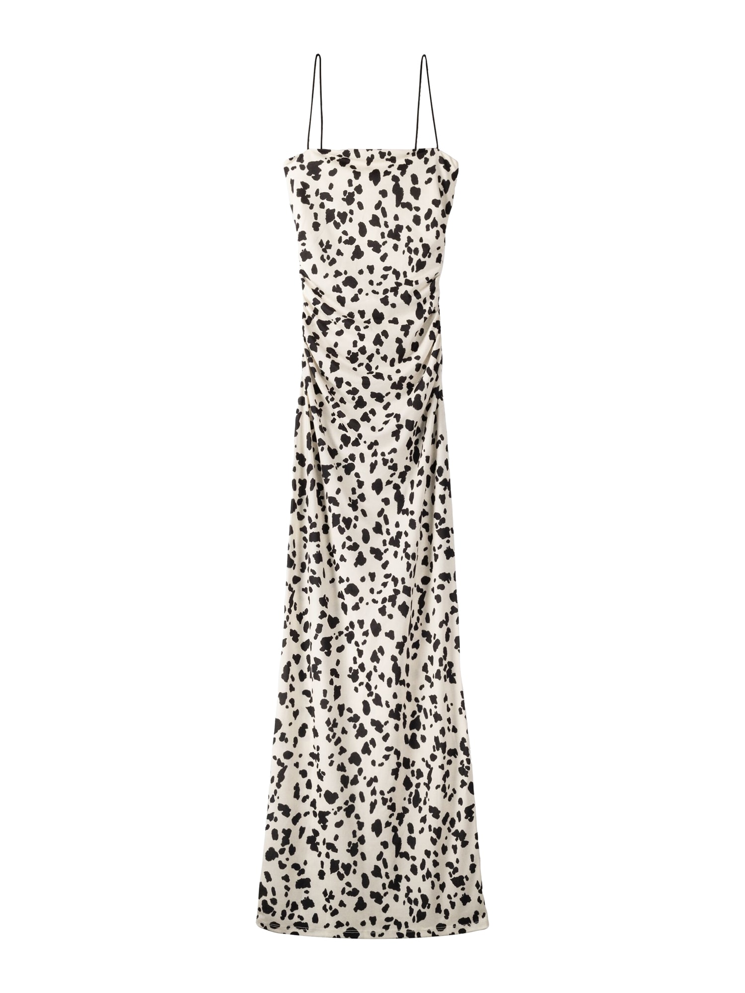 Bershka Rochie  galben deschis / negru