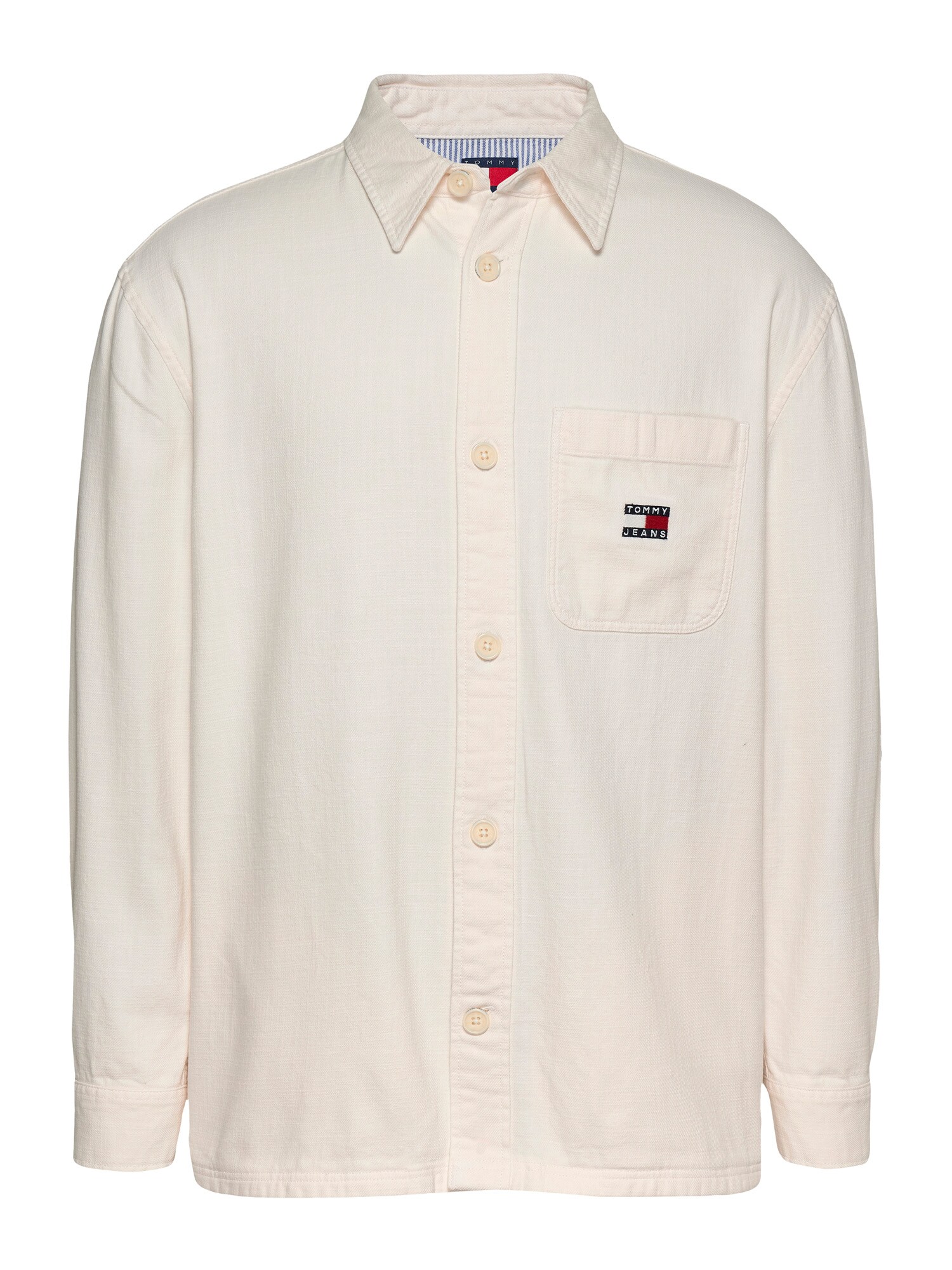 Tommy Jeans Cămașă  alb lână