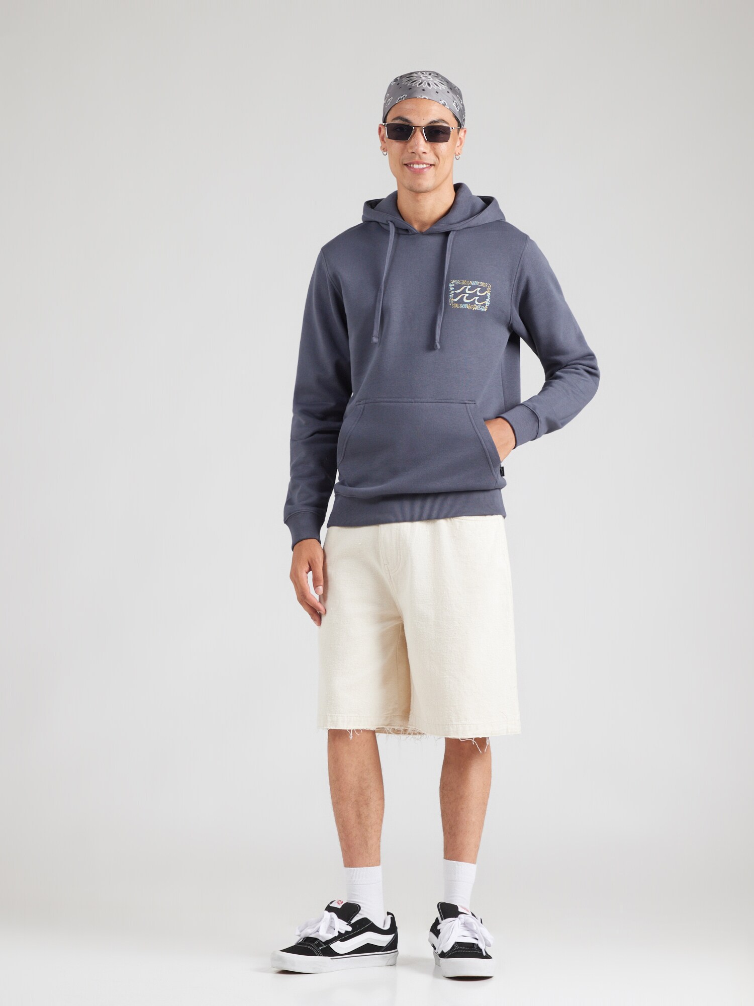 BILLABONG Sudadera 'FOUNDATION'  azul ahumado / azul claro / mostaza / blanco – imagen 4
