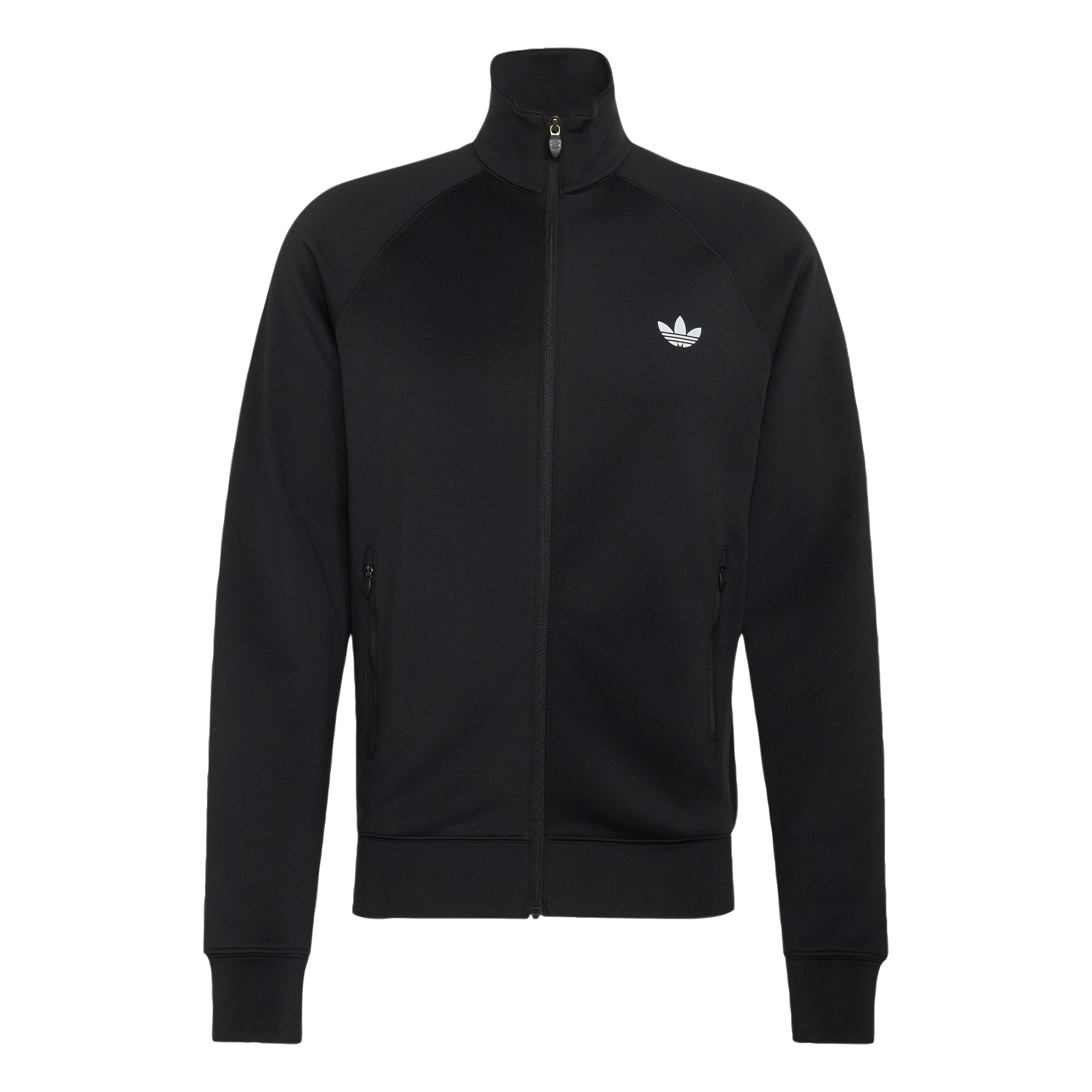 ADIDAS ORIGINALS Tepláková bunda 'Trefoil Essentials'  čierna