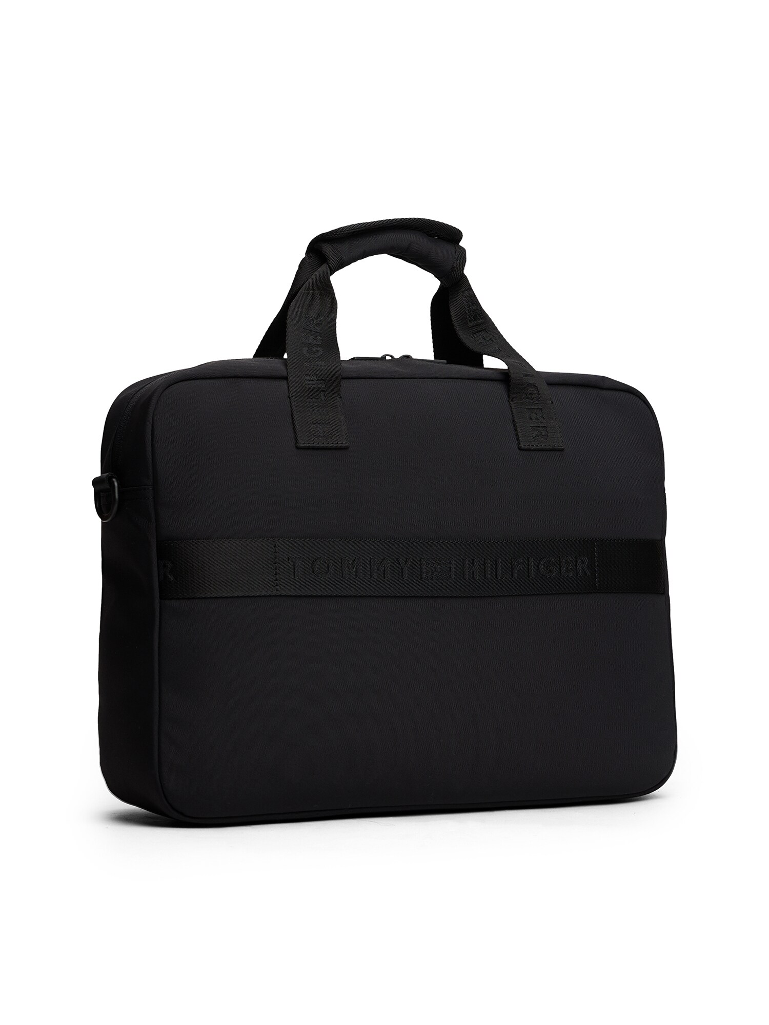 TOMMY HILFIGER Taška na notebook  čierna