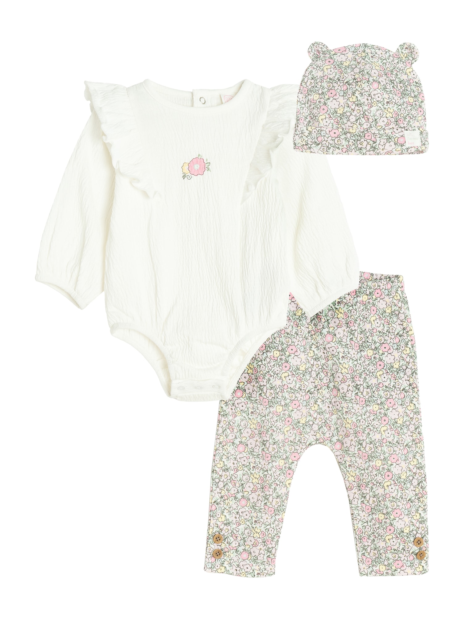 Cool Club Set  verde pastel / roz pal / negru / alb