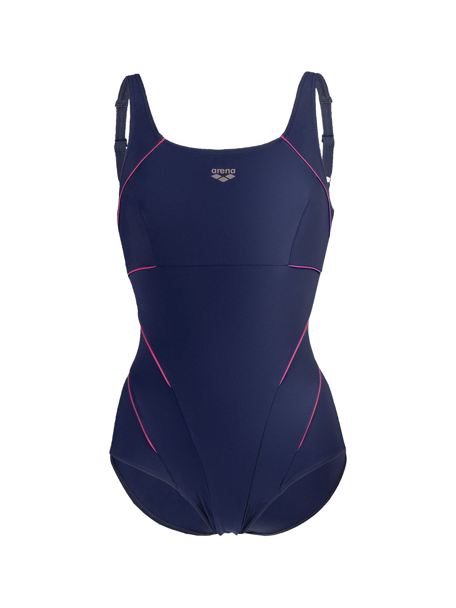 ARENA Costum de baie modelator SHAPEWEAR JEWEL LOW C-CUP  albastru închis / gri taupe / roz deschis