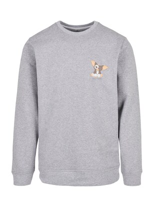 F4NT4STIC Sweatshirt ‘Gizmo Chest’ Nude / Mokka / Grijs gemêleerd / Wit