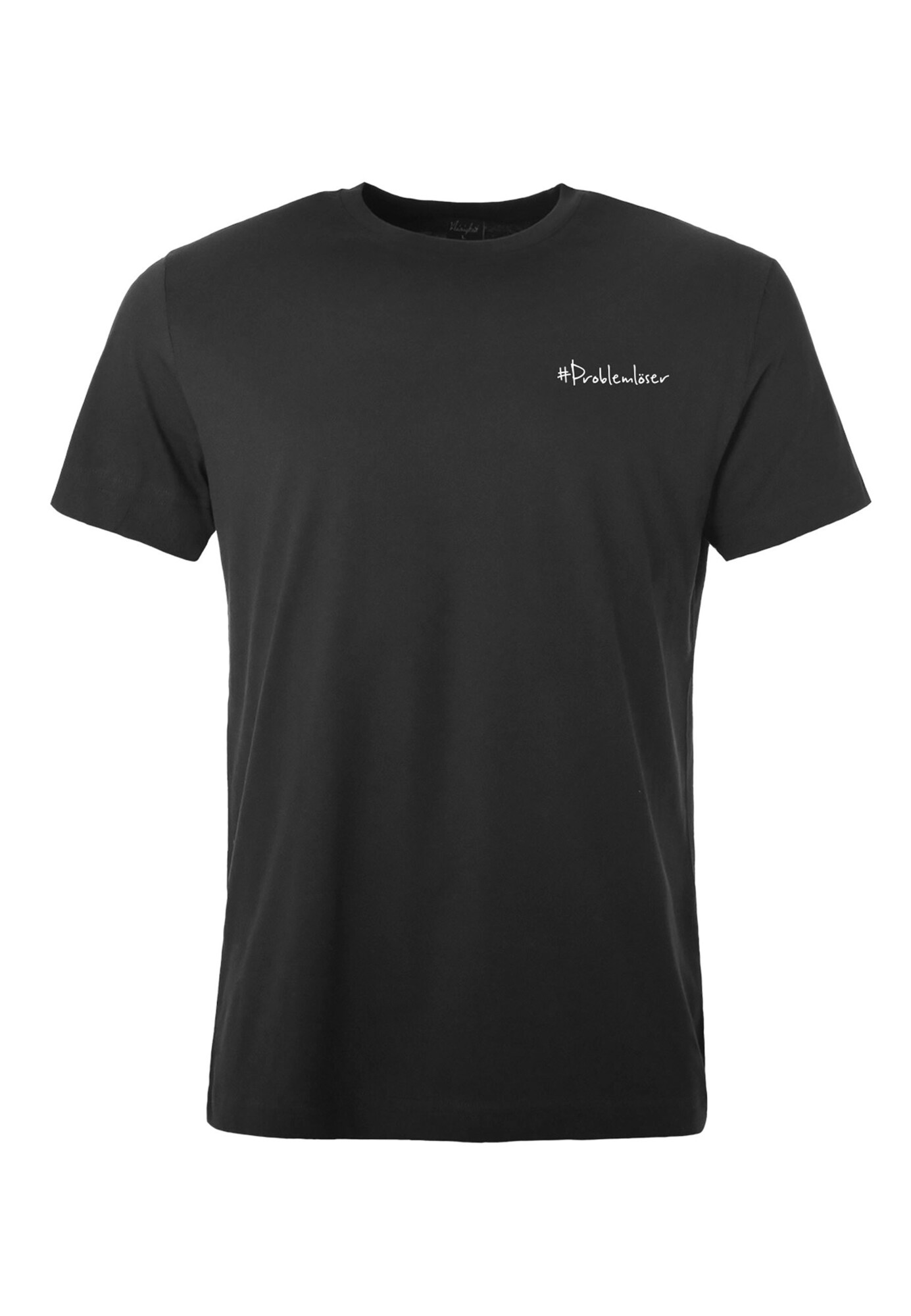 Kleinigkeit Camiseta 'Problemlöser'  negro / blanco