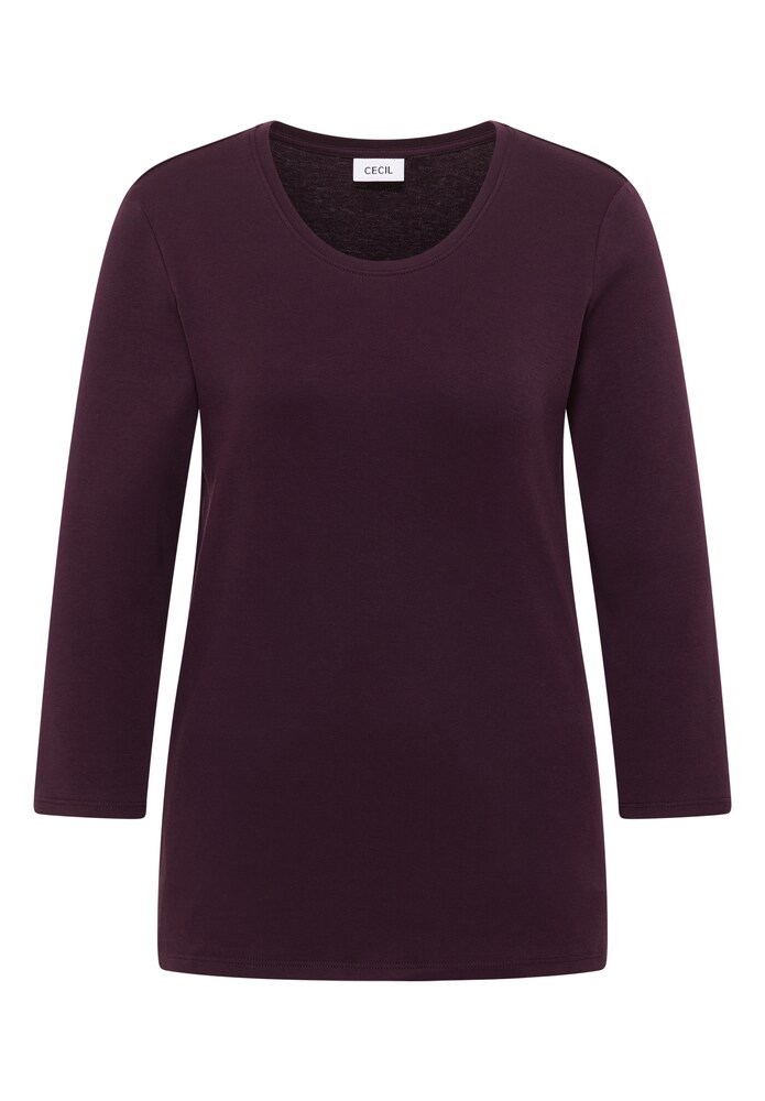 CECIL Shirt Damen Größe M aubergine