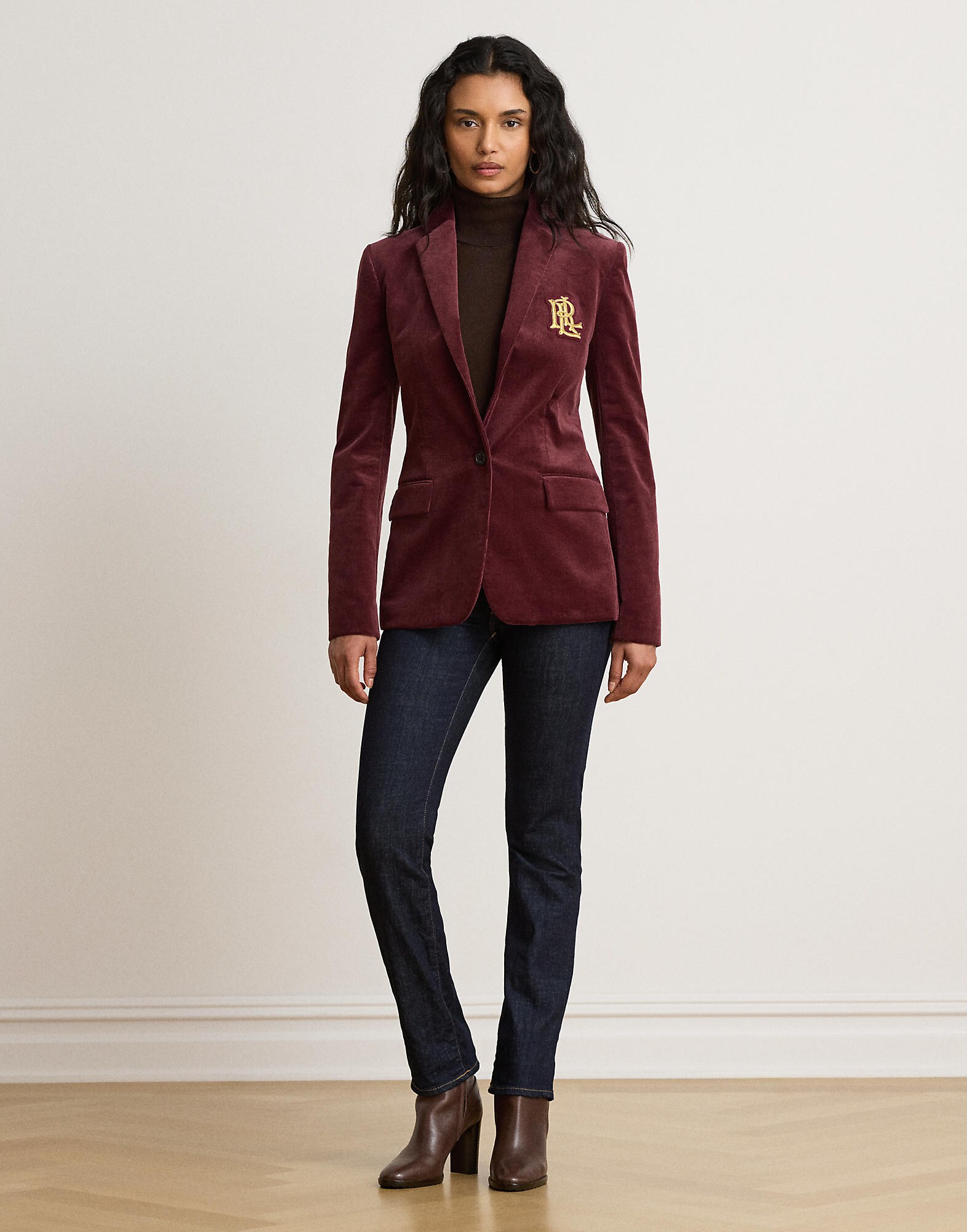 Lauren Ralph Lauren Blazer  oro / burdeos – imagen 4