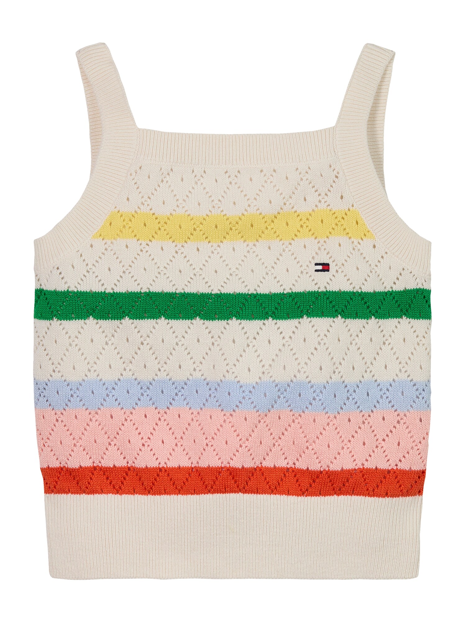 TOMMY HILFIGER Top  sárga / világos sárga / zöld / piros akciós termékkép 1
