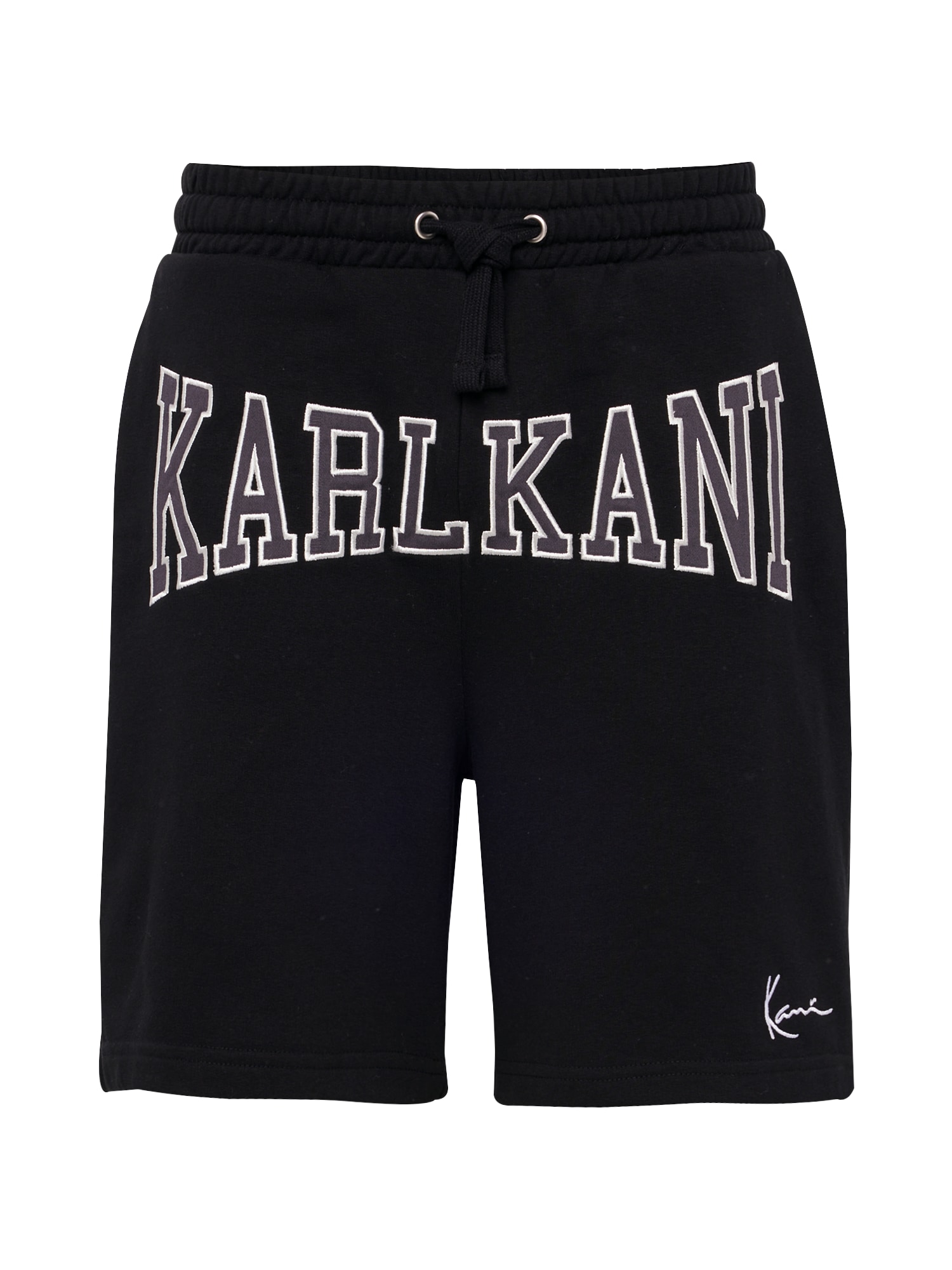 Karl Kani Pantaloni  gri / negru / alb
