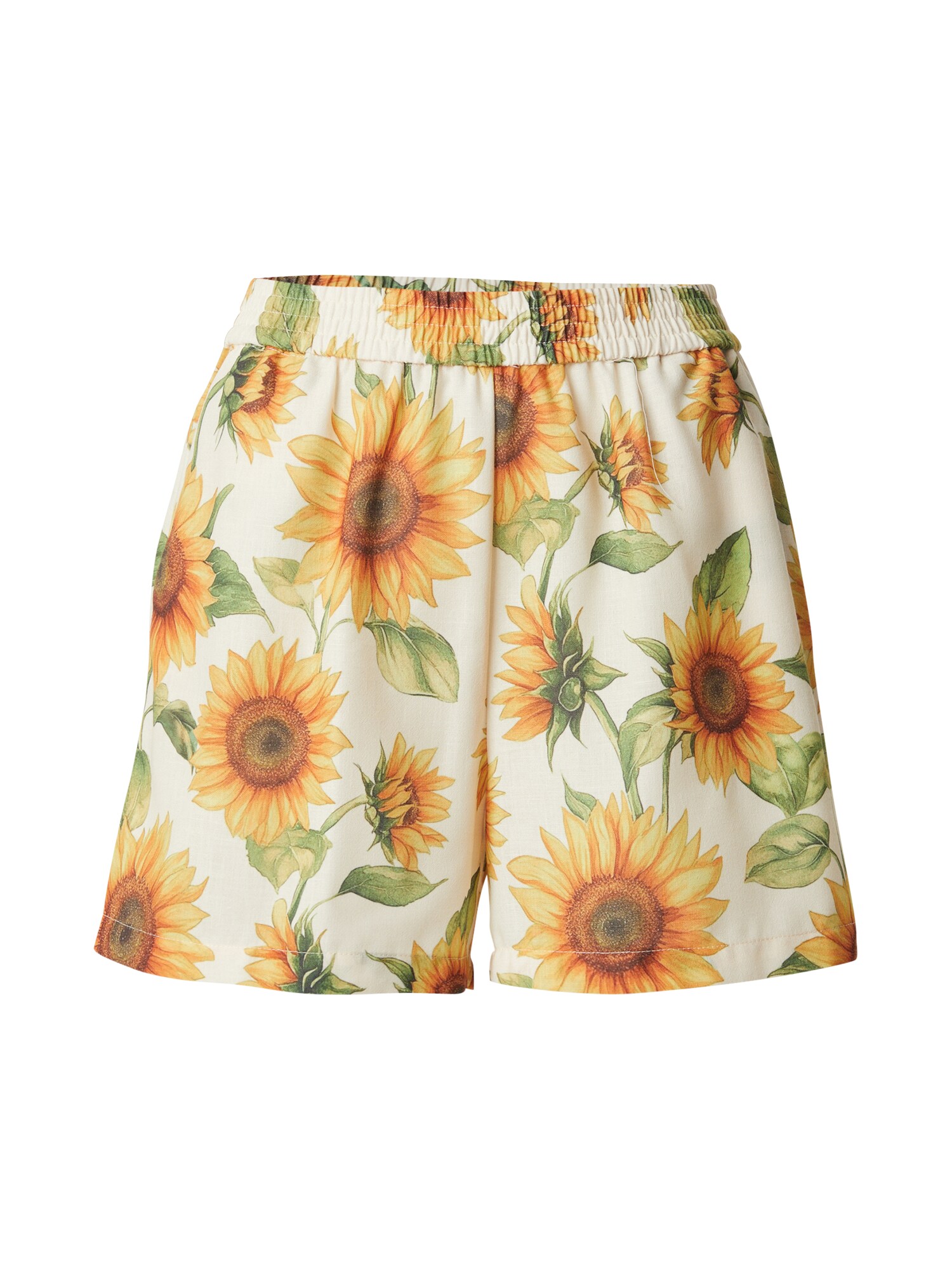 VERO MODA Nohavice 'VMBIRDIE' citrónová / medová / olivová / biela