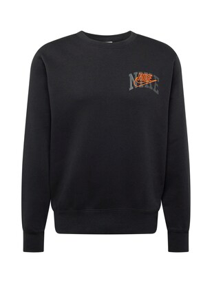 Nike Sportswear Sweatshirt ‘CLUB BB ARCH GX’ Grijs / Oranje / Zwart