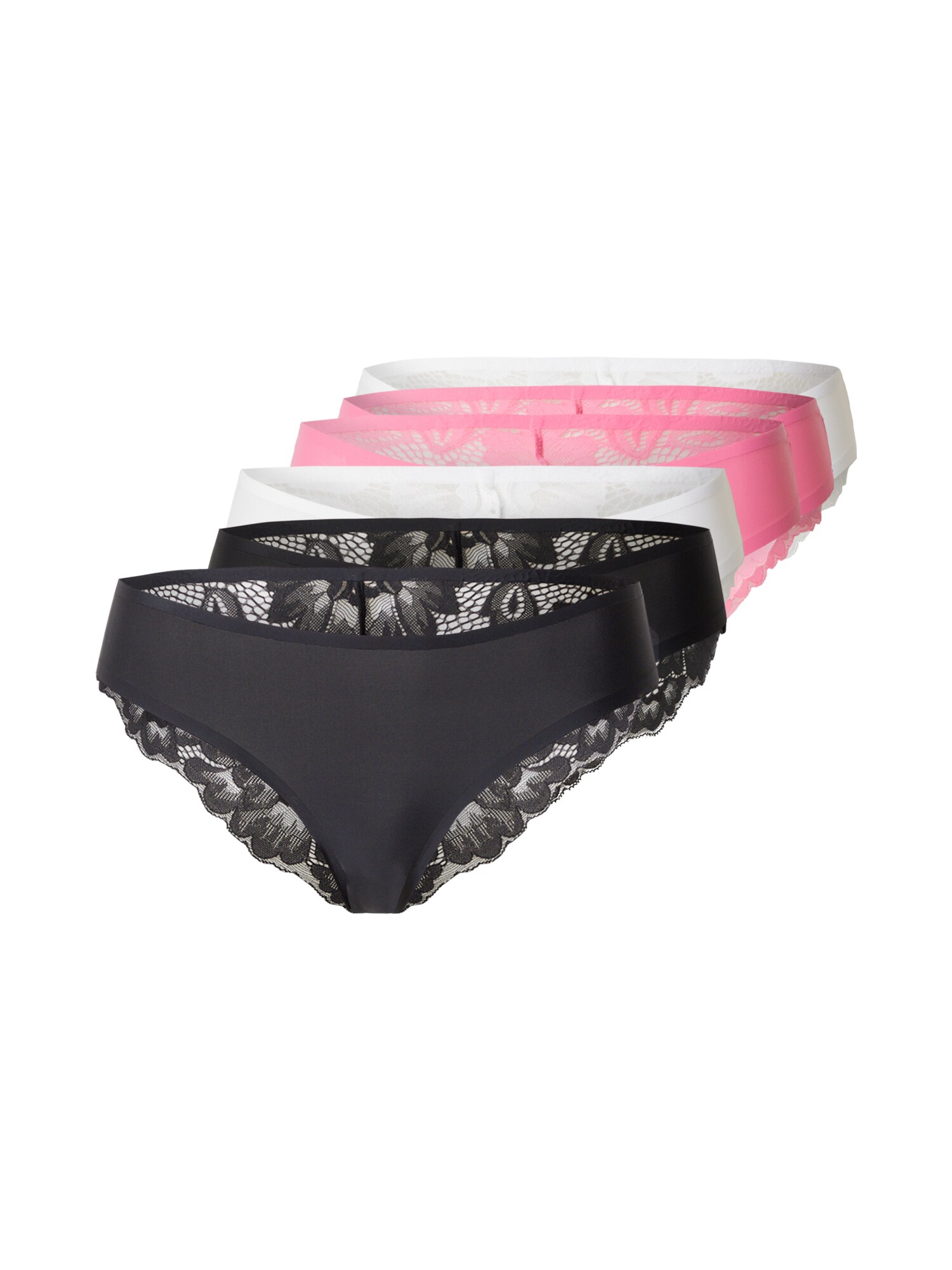 Hunkemöller Slip  rózsaszín / fekete / fehér akciós termékkép 1