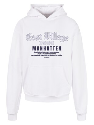 F4NT4STIC Sweatshirt ‘Manhatten’ Lichtgrijs / Zwart / Wit