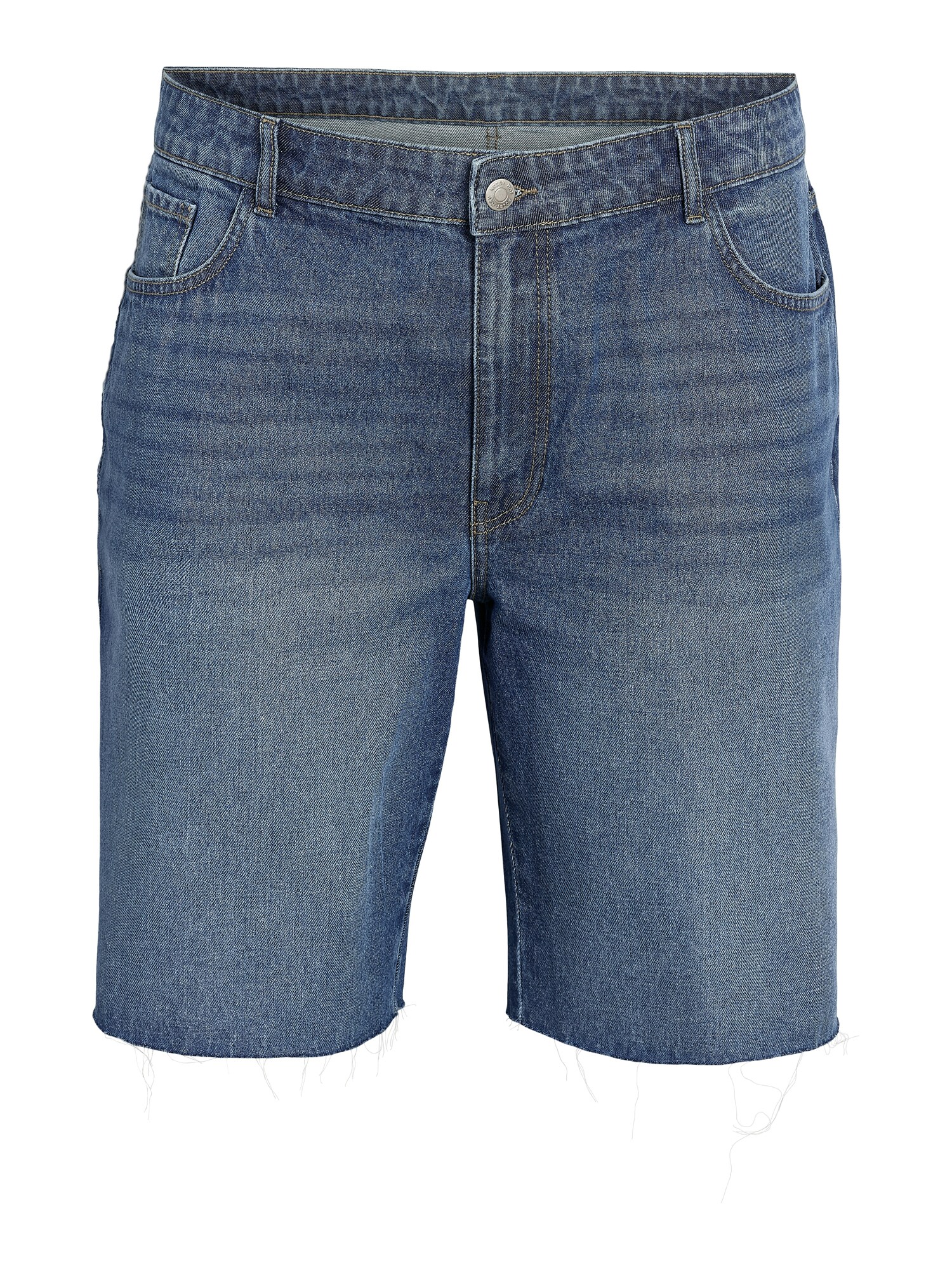 Noisy May Curve Jeans NMHOLLA  albastru închis