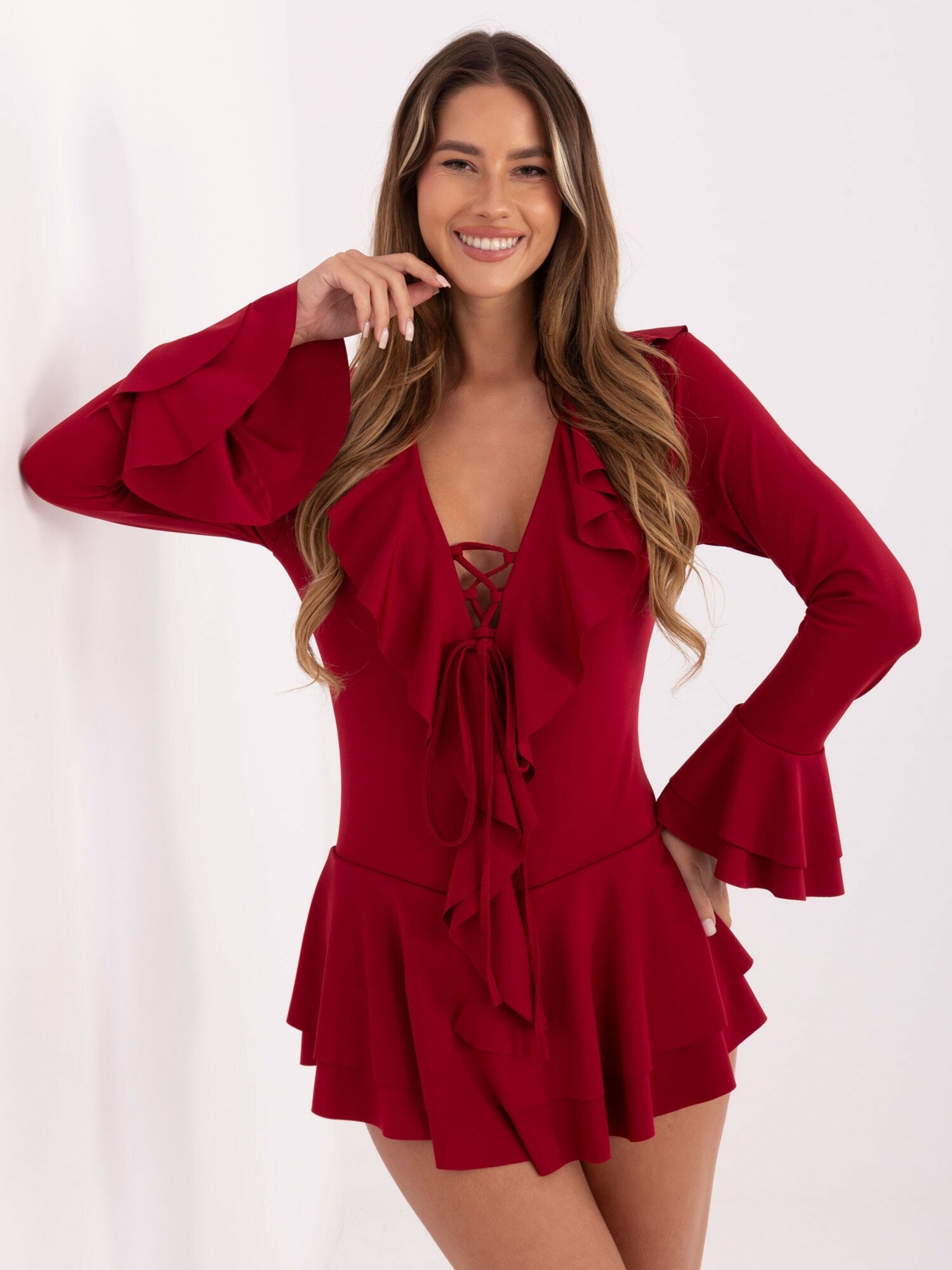 Madnezz House Jumpsuit  burdeos
