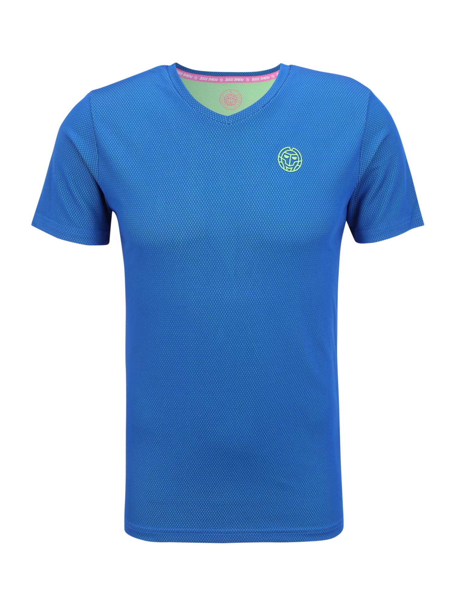 BIDI BADU Функционална тениска 'Ted'  кобалтово синьо / лайм
