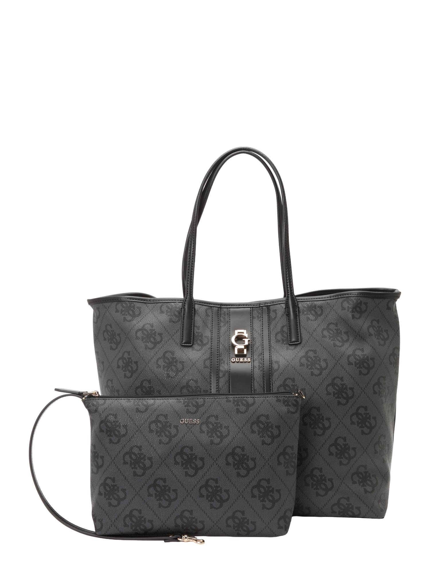 GUESS Poșete  gri închis / negru