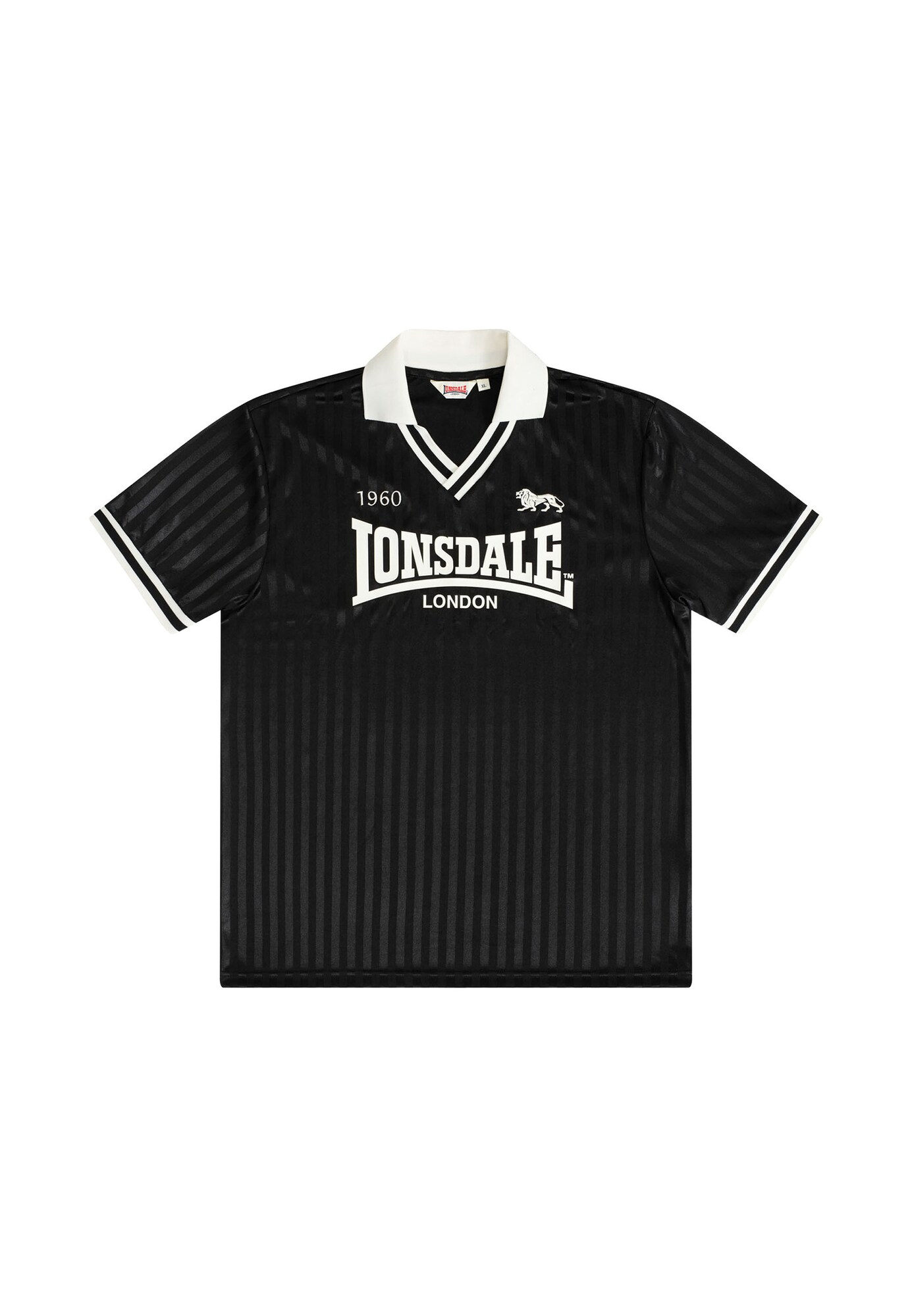 LONSDALE Tricot Footdee negru / alb