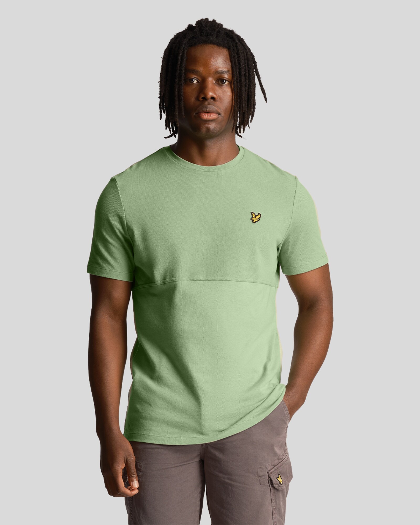 Lyle & Scott Póló  zöld / világoszöld termék 2. képe