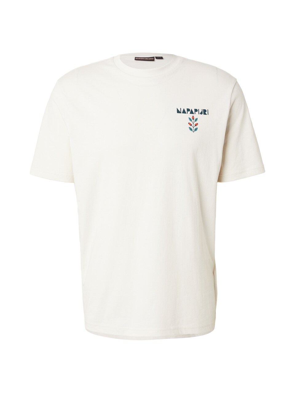 T-shirt 'S-SWHOL' ljusblå / gran / mörkorange