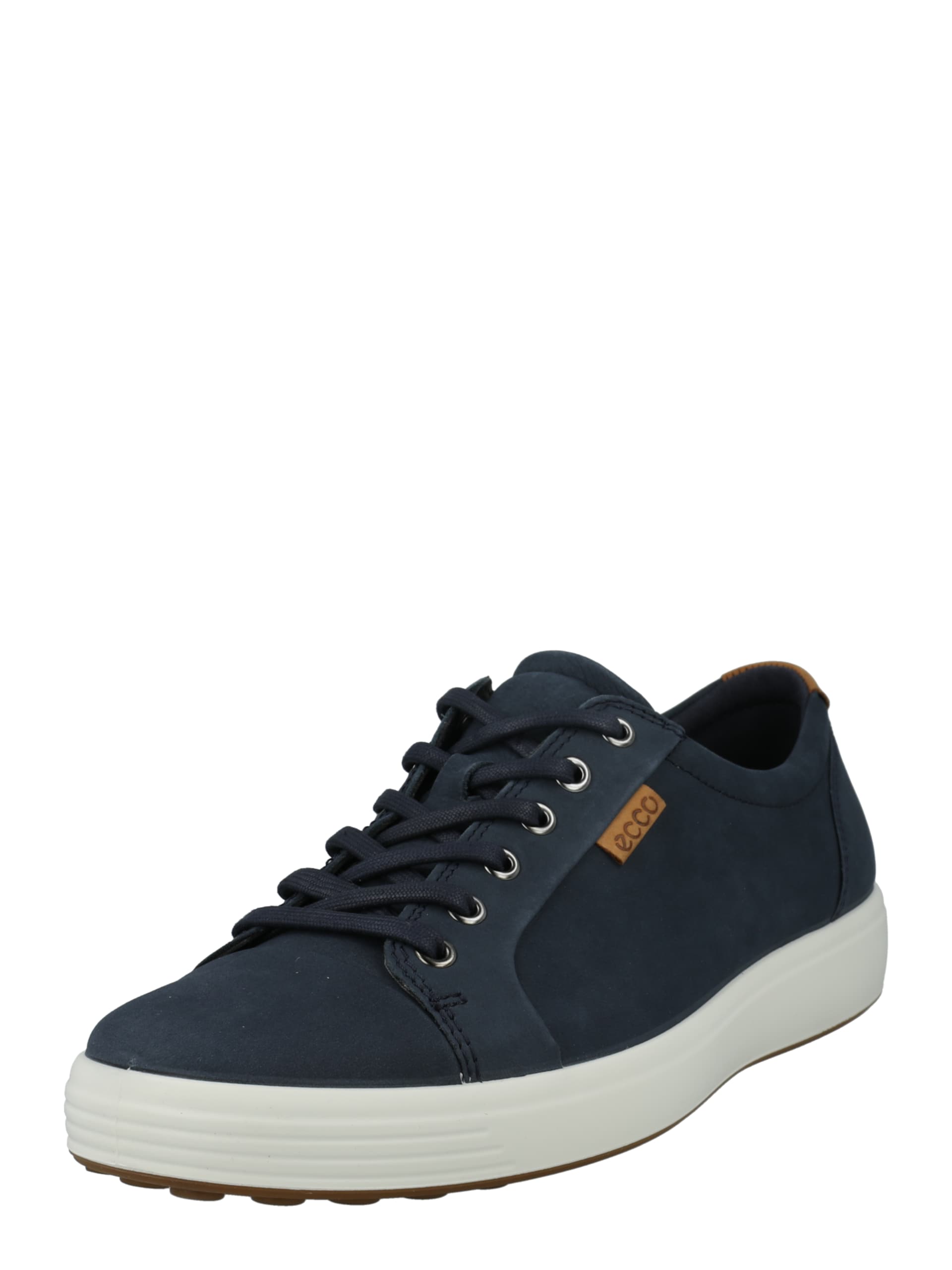 Ecco Låg sneaker 'SOFT 7' marinblå / brun sneakers herr