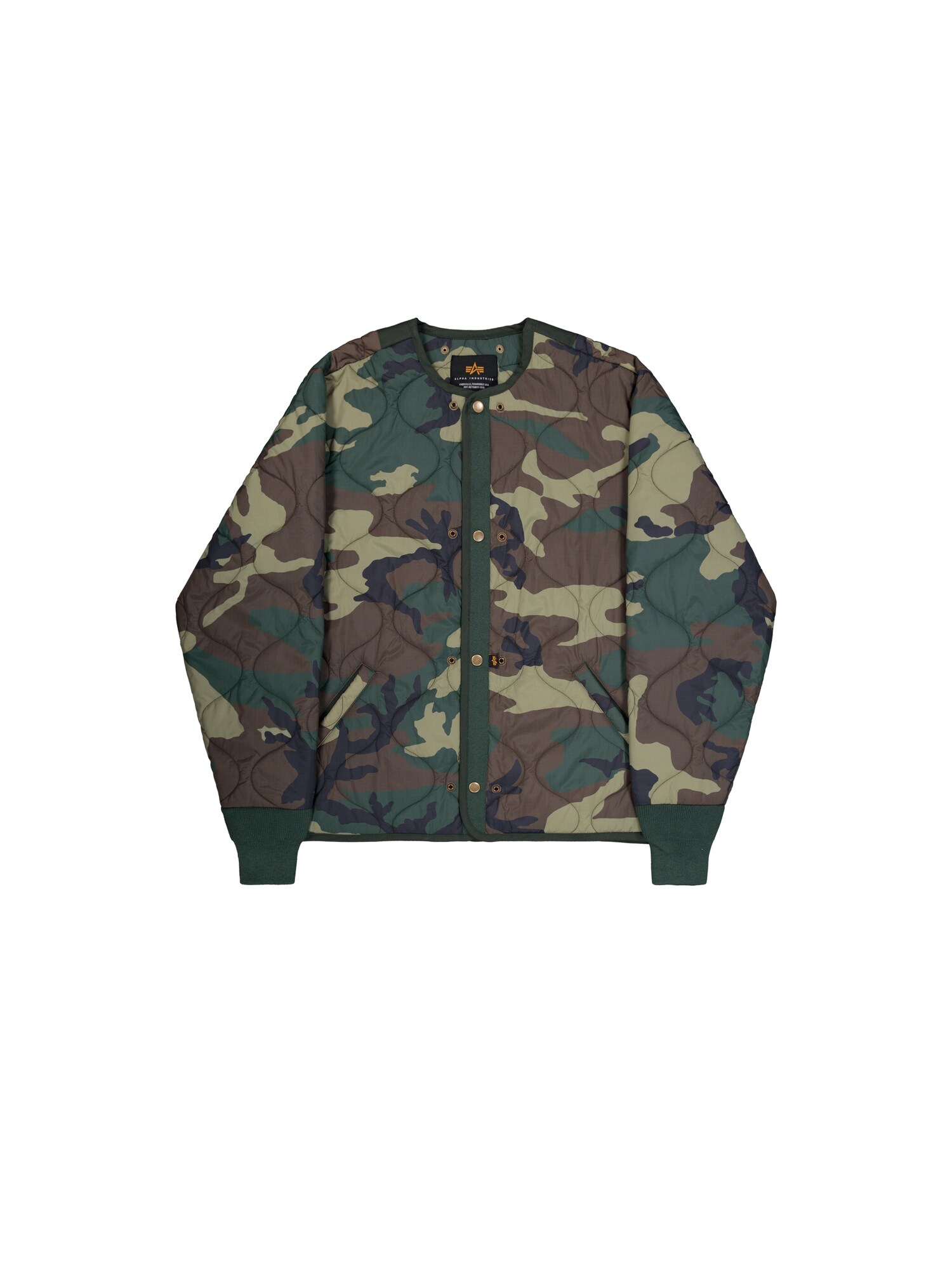 ALPHA INDUSTRIES Geacă de primăvară-toamnă Studio  albastru marin / maro / kaki / verde pin