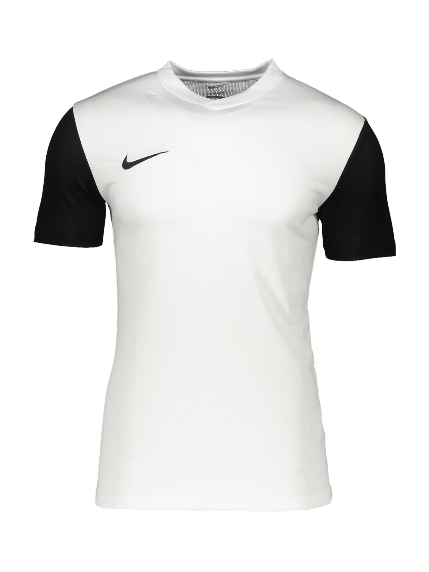 NIKE Tricou funcțional Tiempo Premier II  negru / alb
