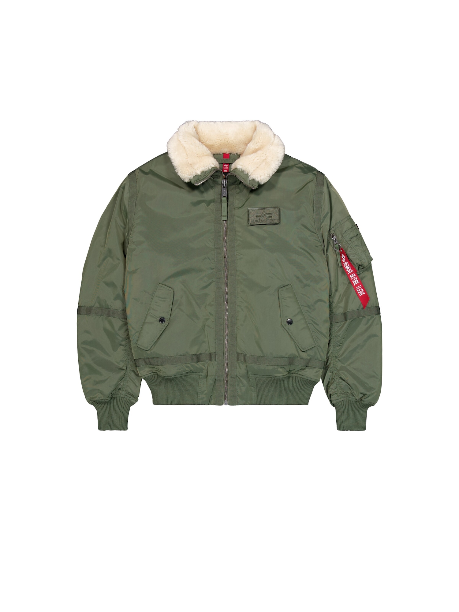 ALPHA INDUSTRIES Zimná bunda 'B15-3 TT'  zelená