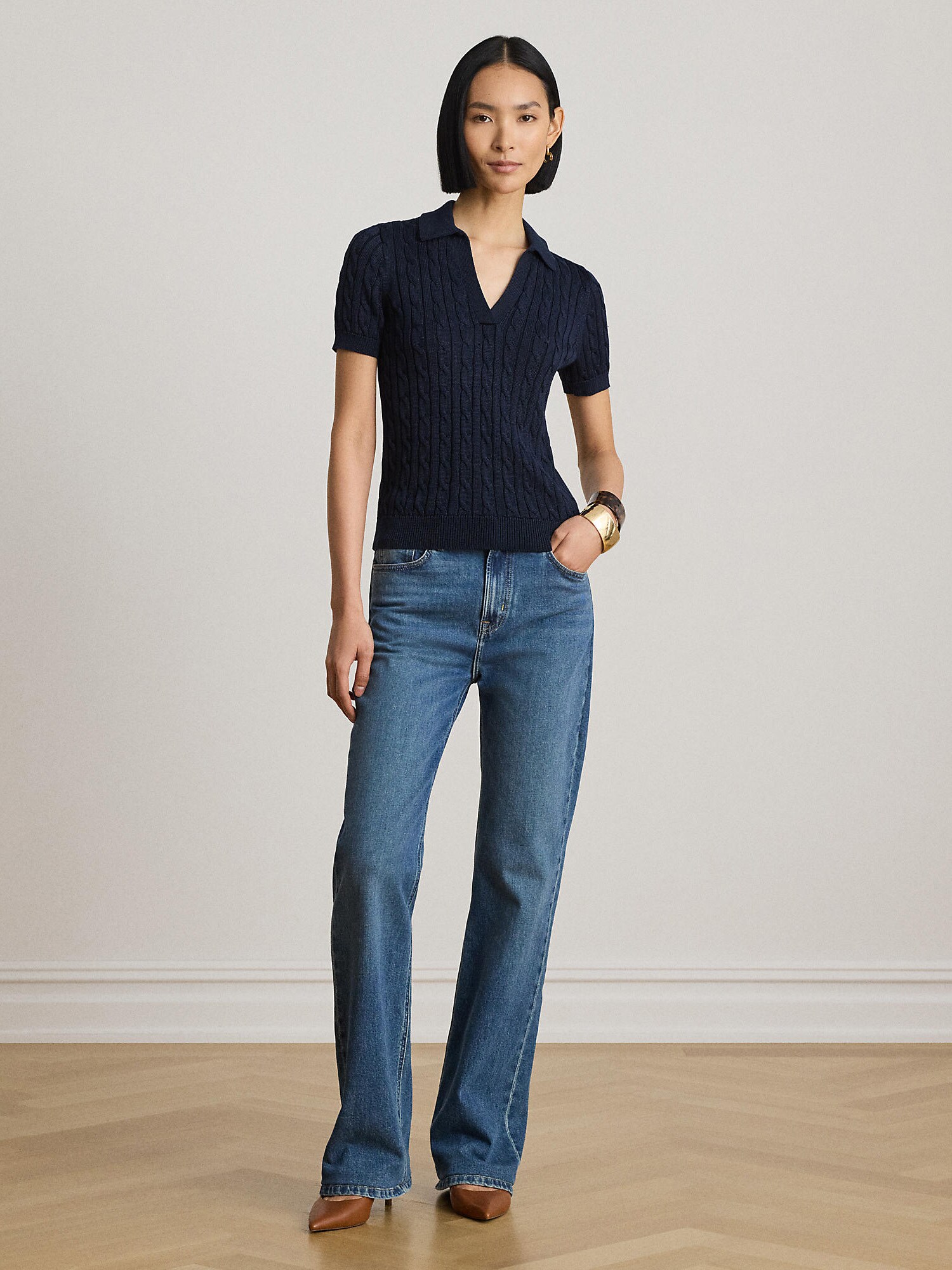 Lauren Ralph Lauren Jersey navy – imagen 4