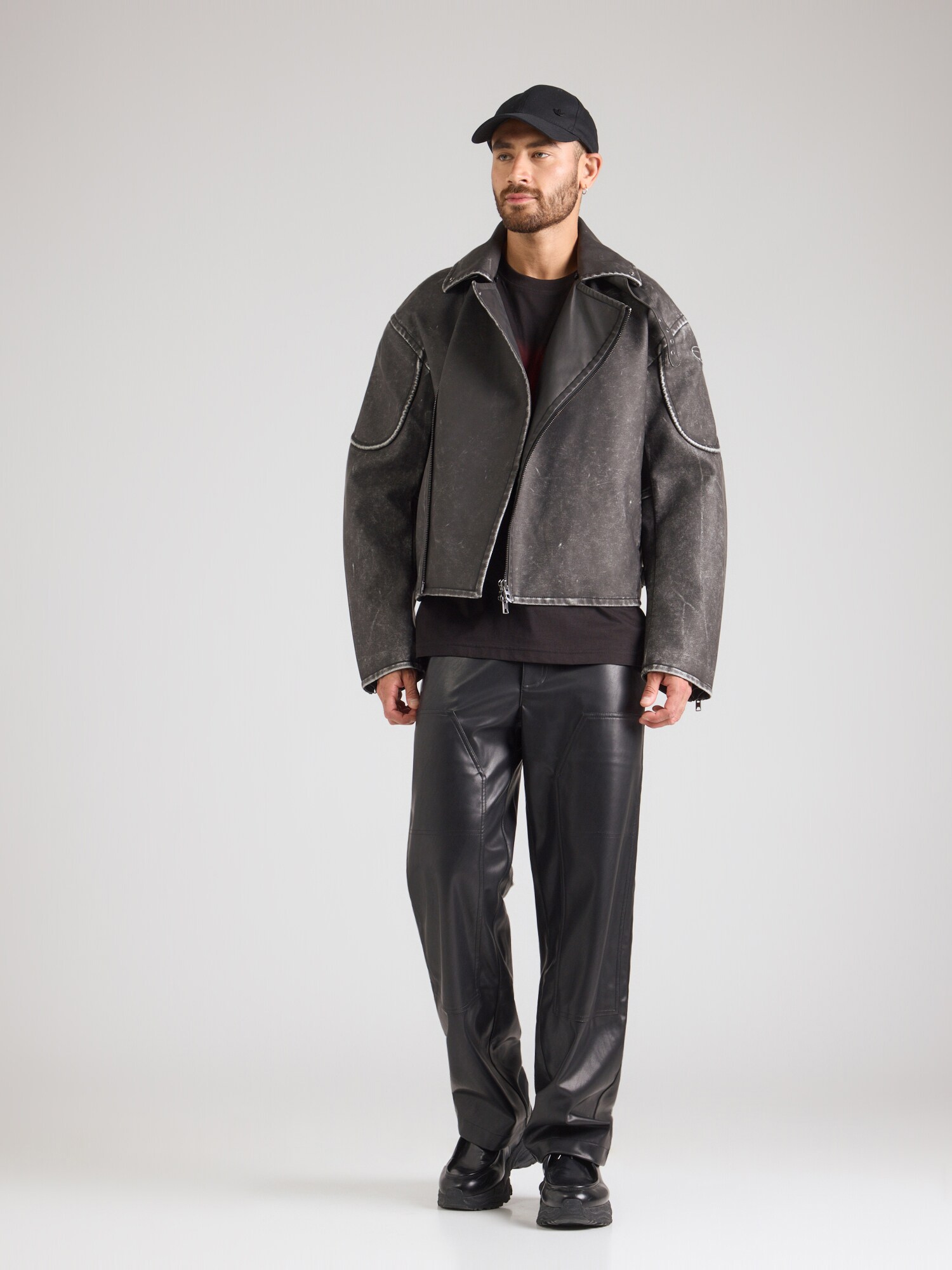DIESEL Chaqueta de entretiempo 'W-ALEX'  marrón moteado / grafito – imagen 4