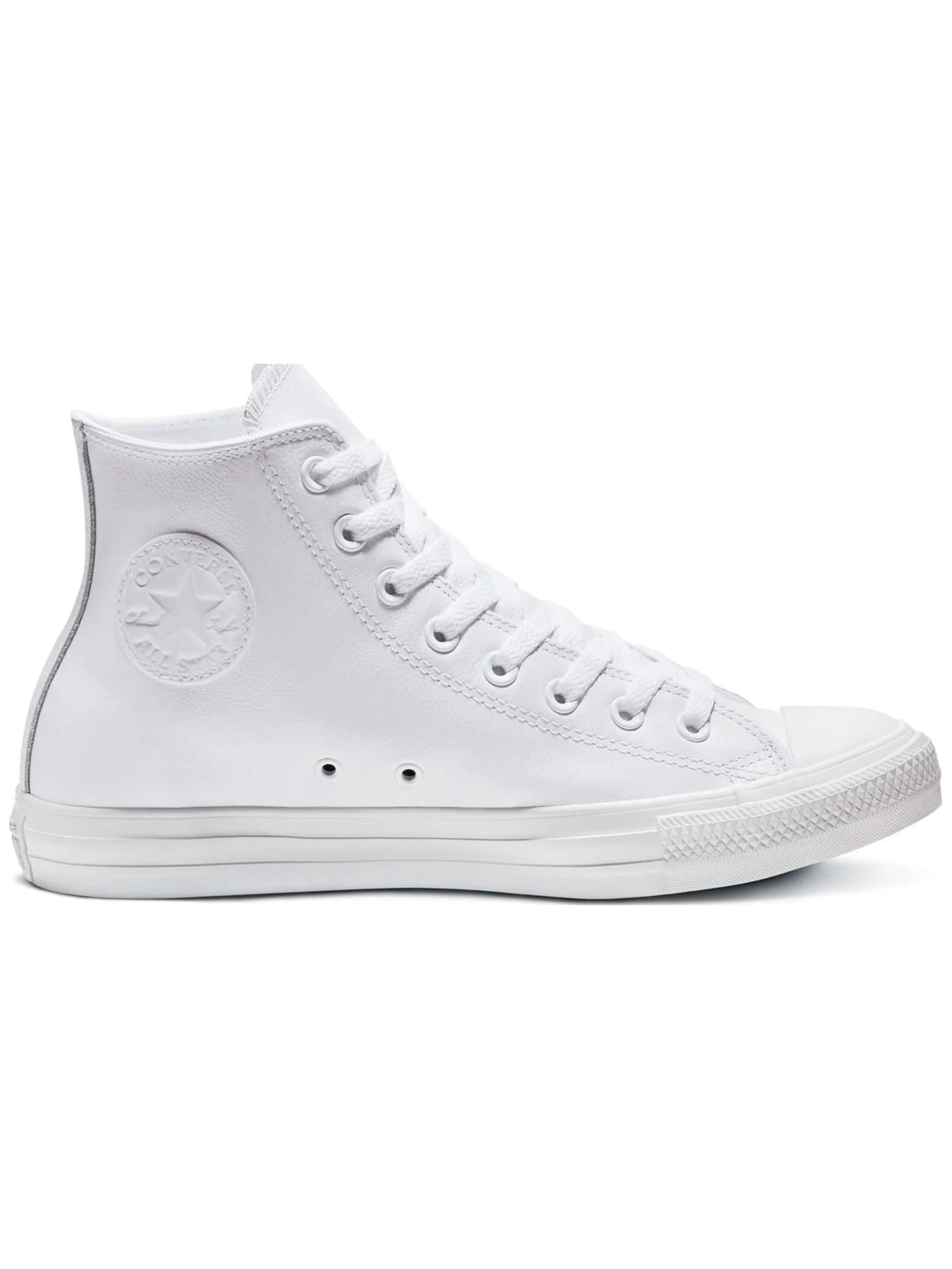 CONVERSE Zapatillas deportivas altas 'Converse Chuck Taylor All Star Leather' blanco