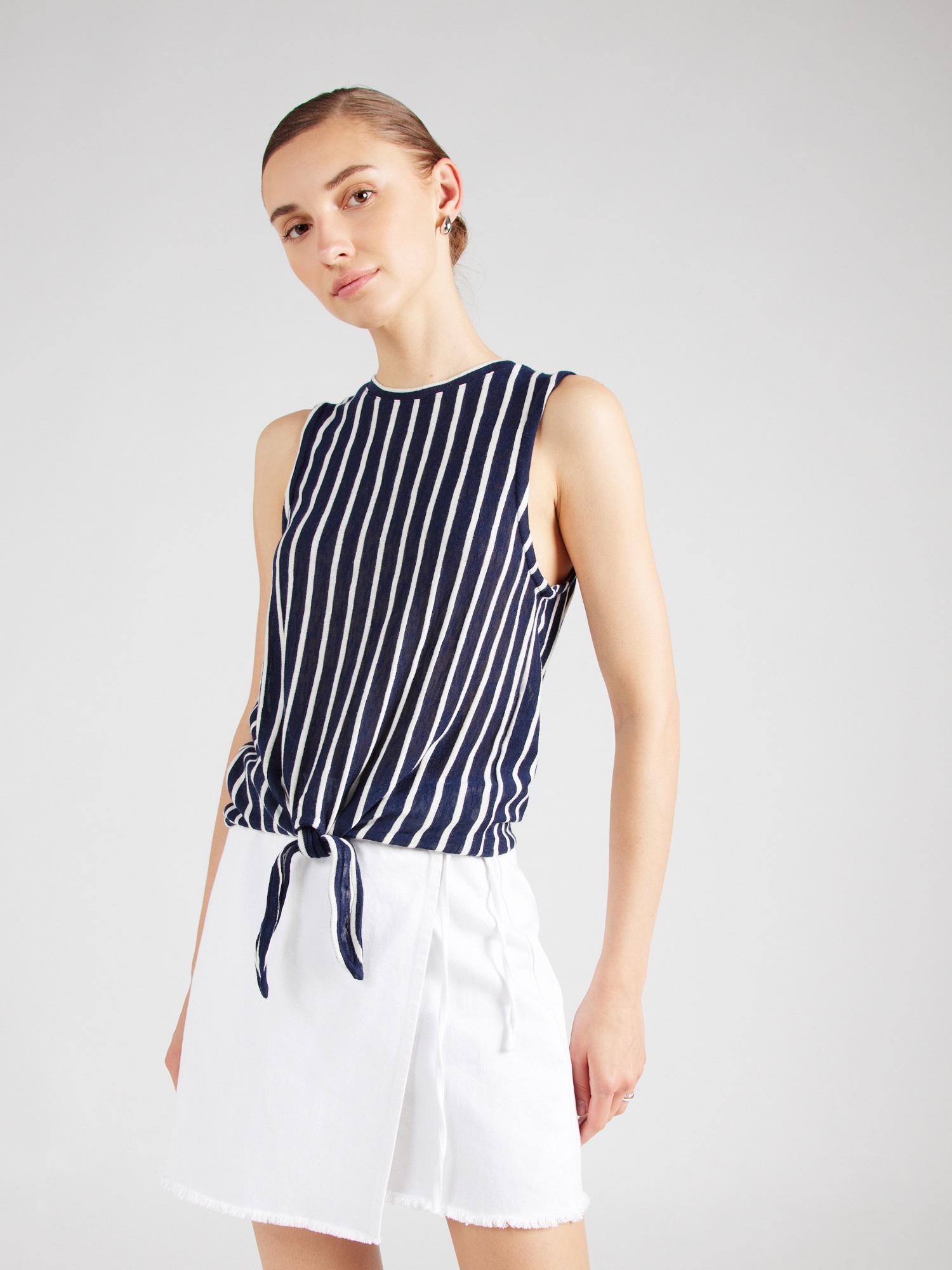 VERO MODA Top 'VMLANA'  tengerészkék / fehér termék 2. képe