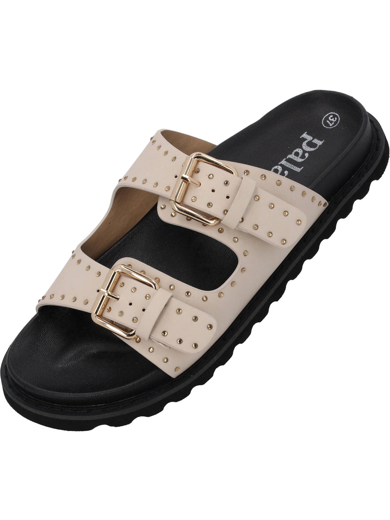 Palado Saboți Ubud  bej / negru