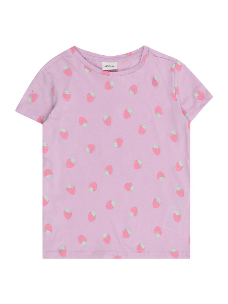 s.Oliver T-Shirt Mädchen Größe 104/110 hellgrün / eosin / hellpink
