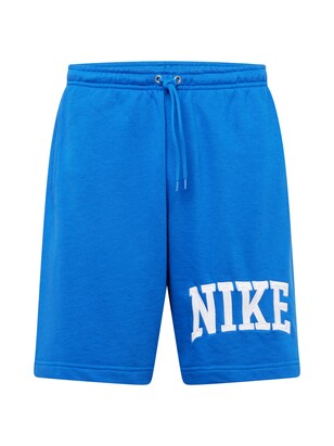 Nike Sportswear Broek ‘CLUB’ Royal blue/koningsblauw / Wit