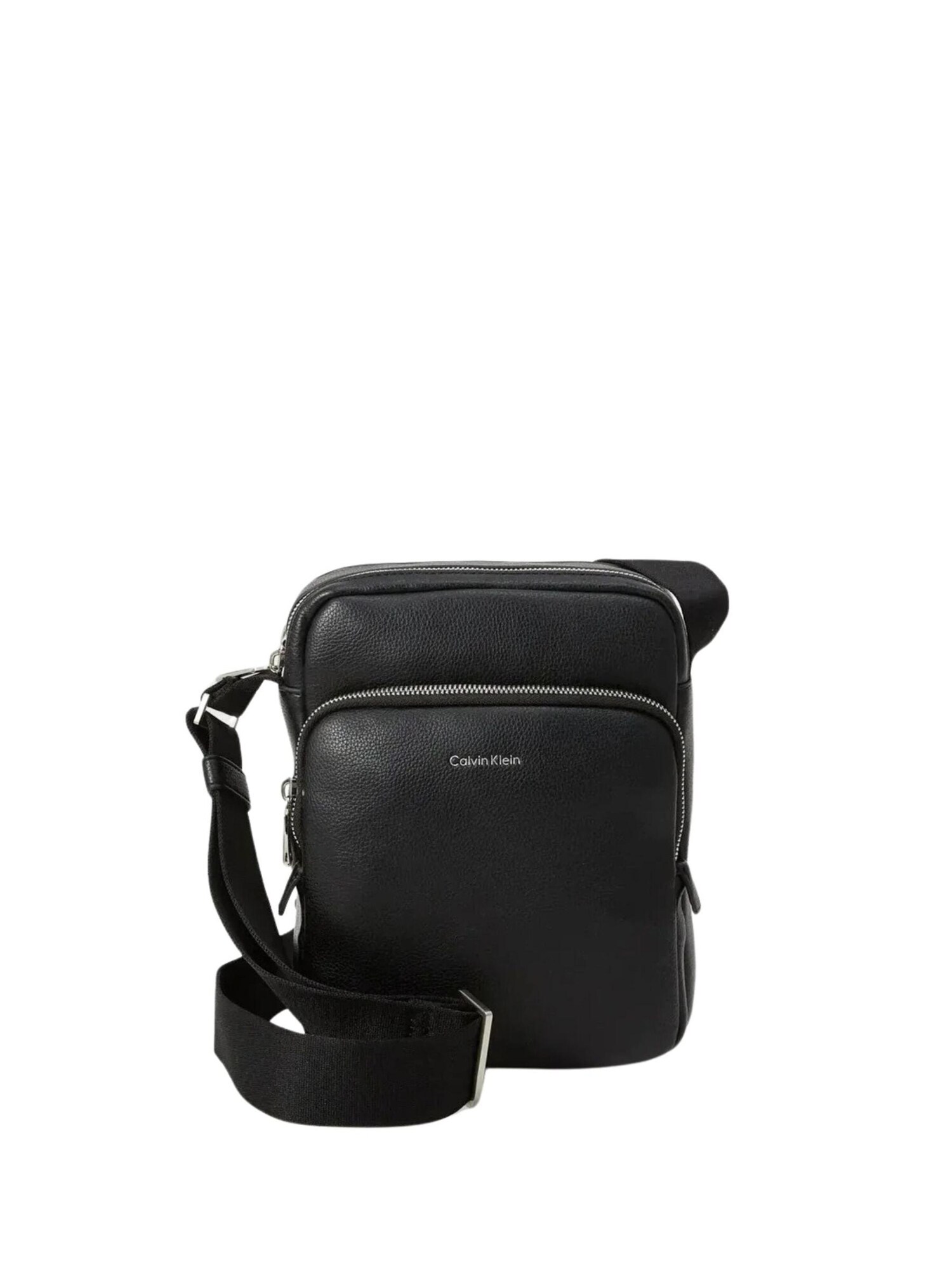 Calvin Klein Torba za čez ramo 'RAISED POCKET REPORTER TRACOLLINA'  črna