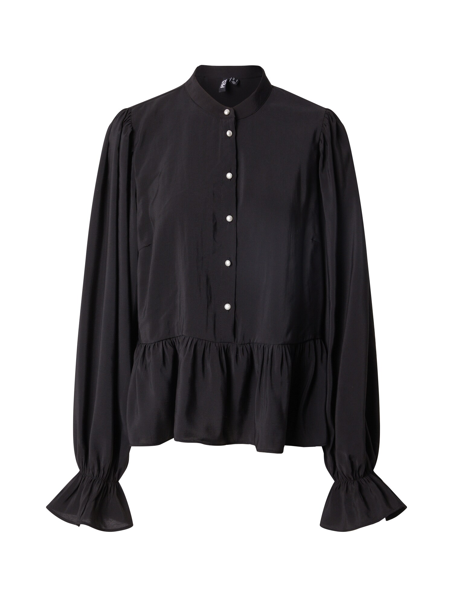 PIECES Bluză Nessa  negru