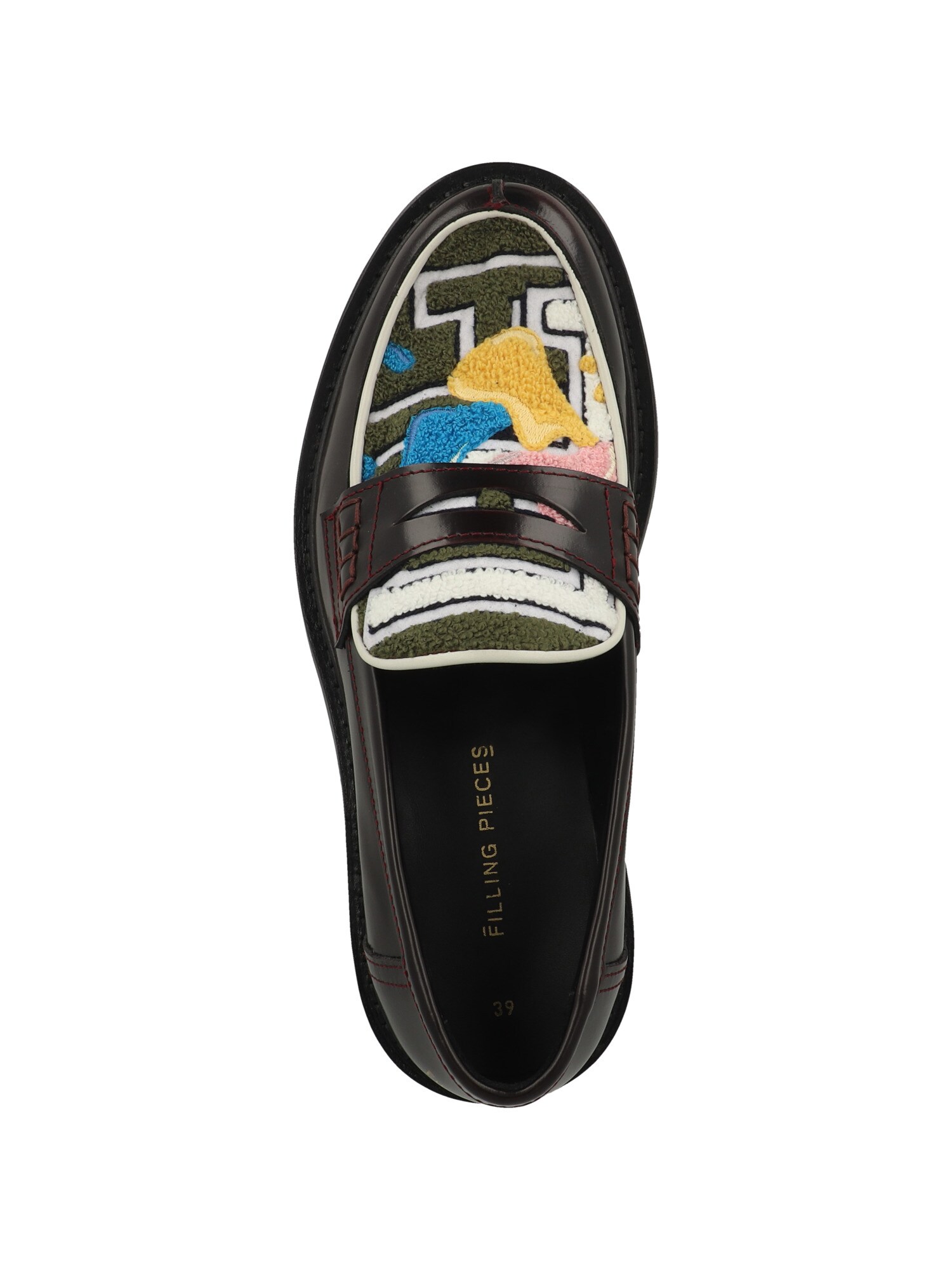 Filling Pieces Zapatillas '2.0 Ox'  azul / amarillo / verde / burdeos – imagen 3