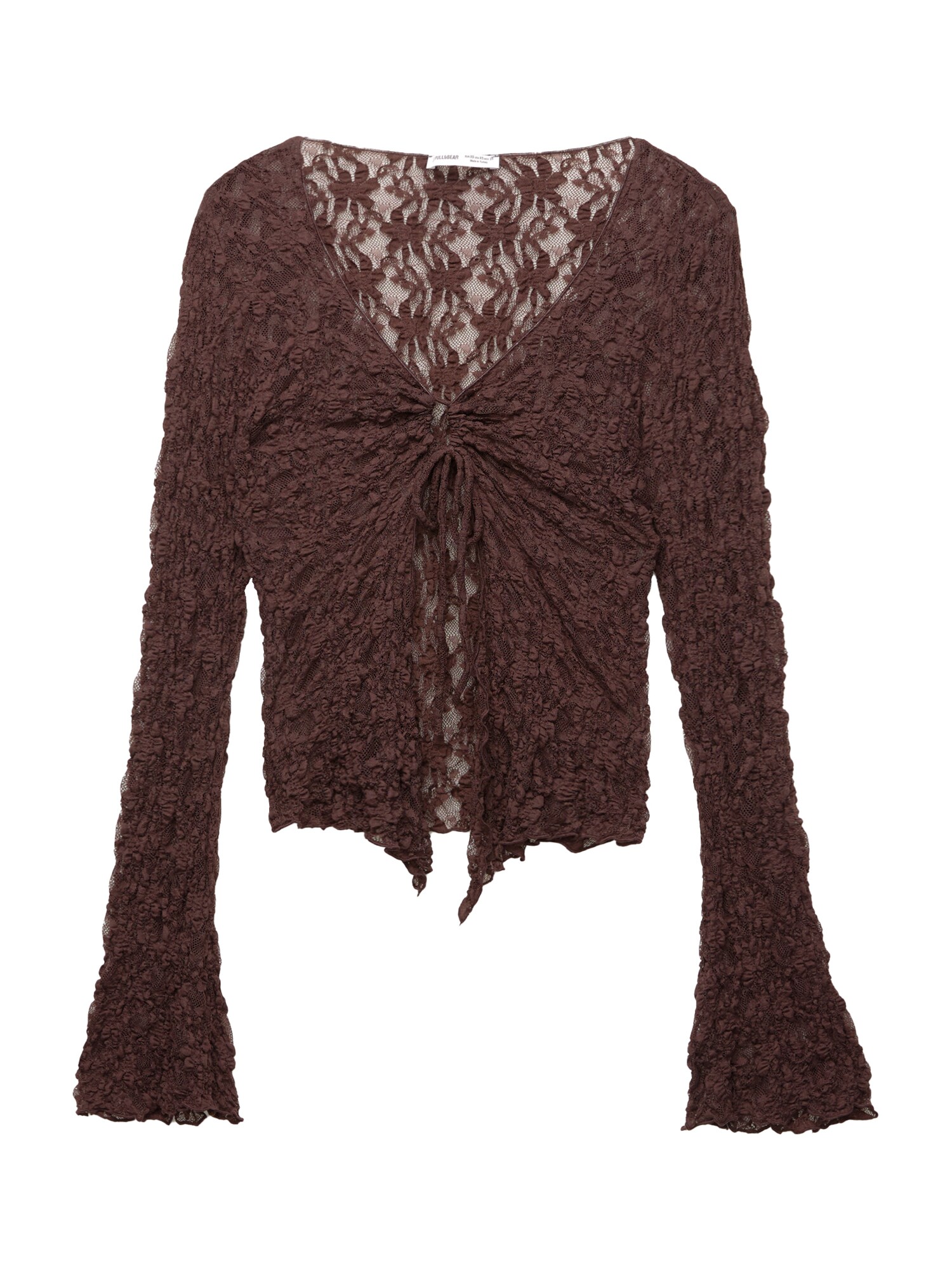 Pull&Bear Bluză  maro închis