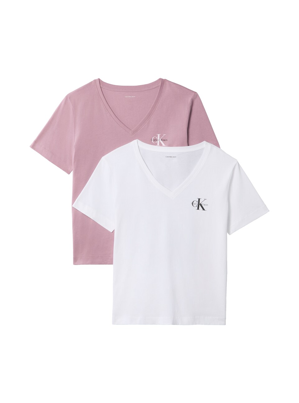 T-shirt orkidé / svart