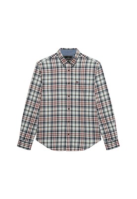 Superdry & Co Camisa  azul oscuro / naranja / rojo carmesí / blanco