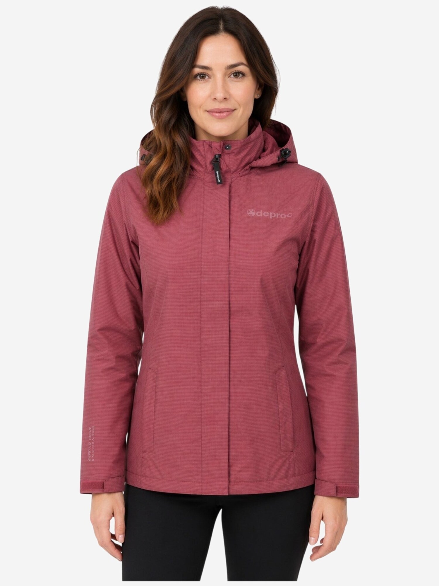 deproc Zimska jakna 'Outdoorjacke LAVAL Damen Regenjacke, Wanderjacke' boja vina