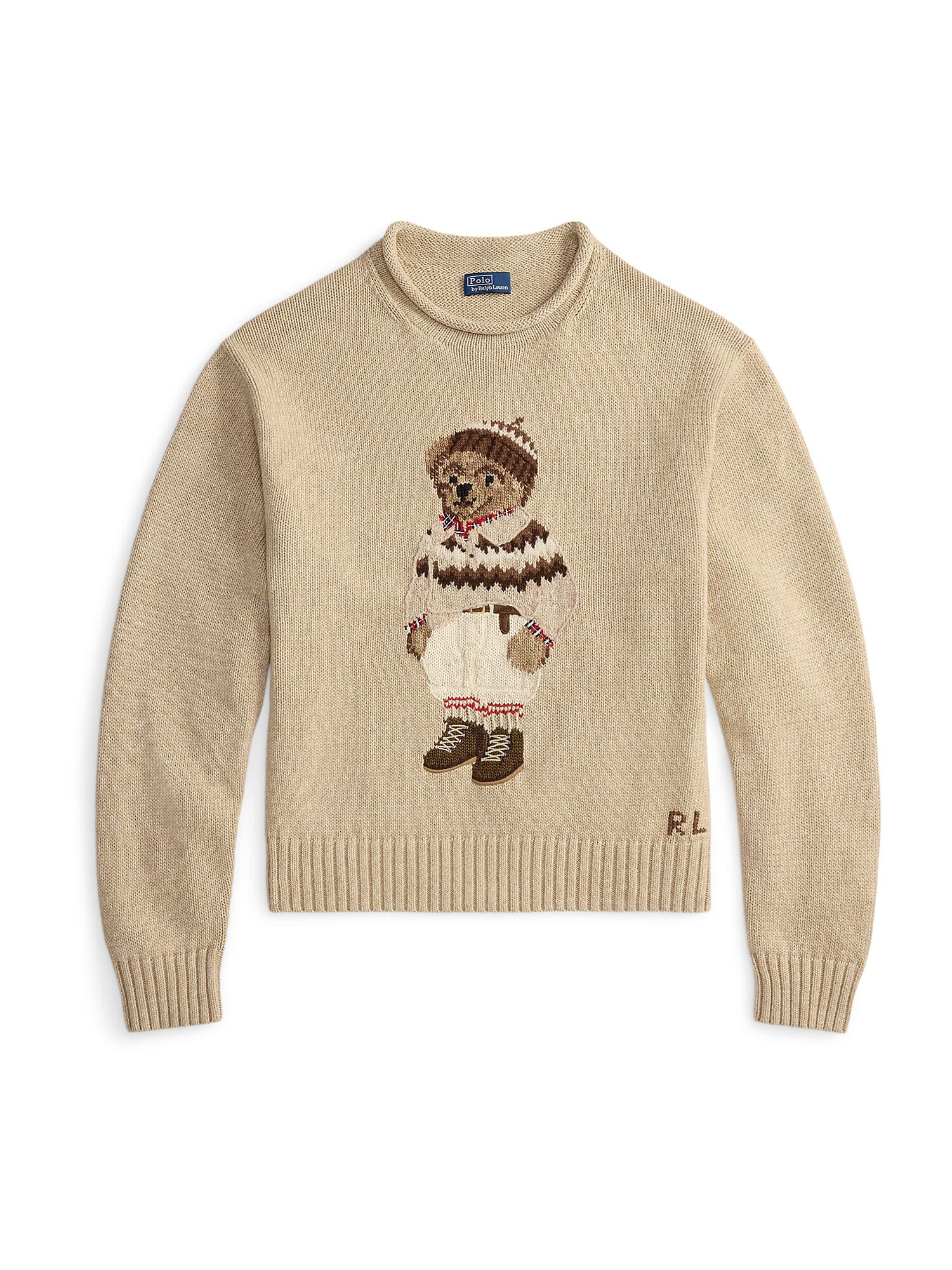 Polo Ralph Lauren Pulover  bej / bej deschis / maro / roșu