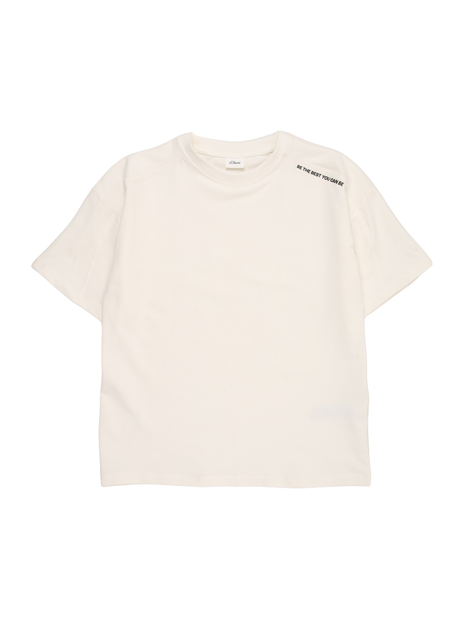 s.Oliver Tricou  negru / alb