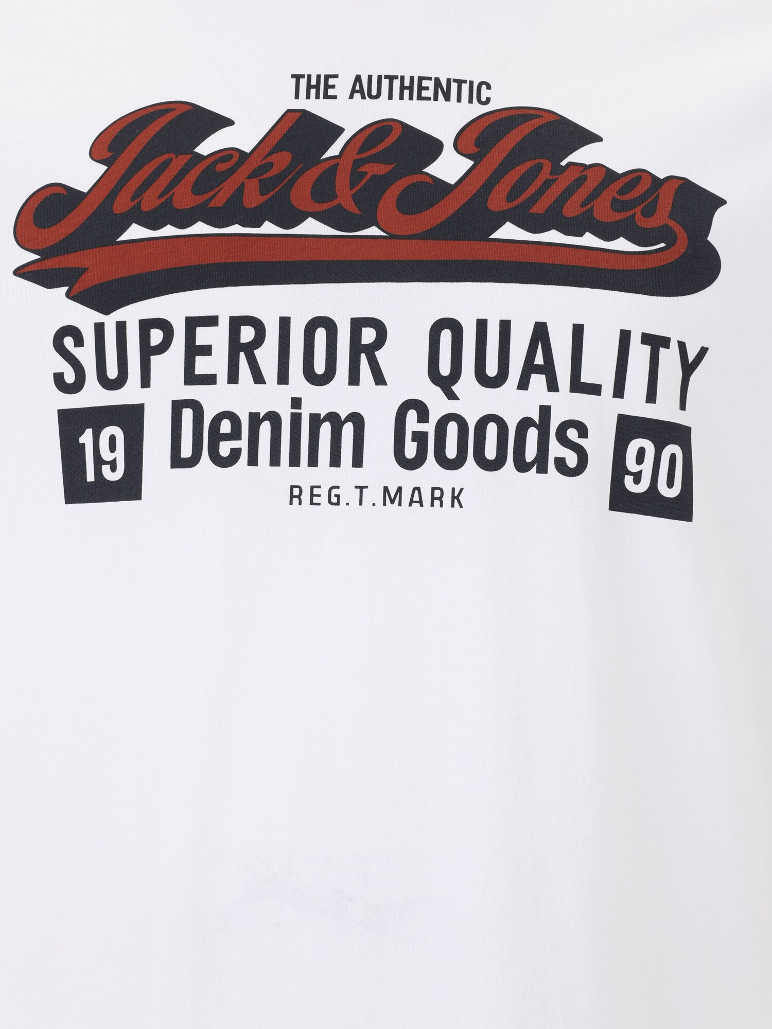 Jack & Jones Plus Póló  piros / fekete / fehér termék 2. képe