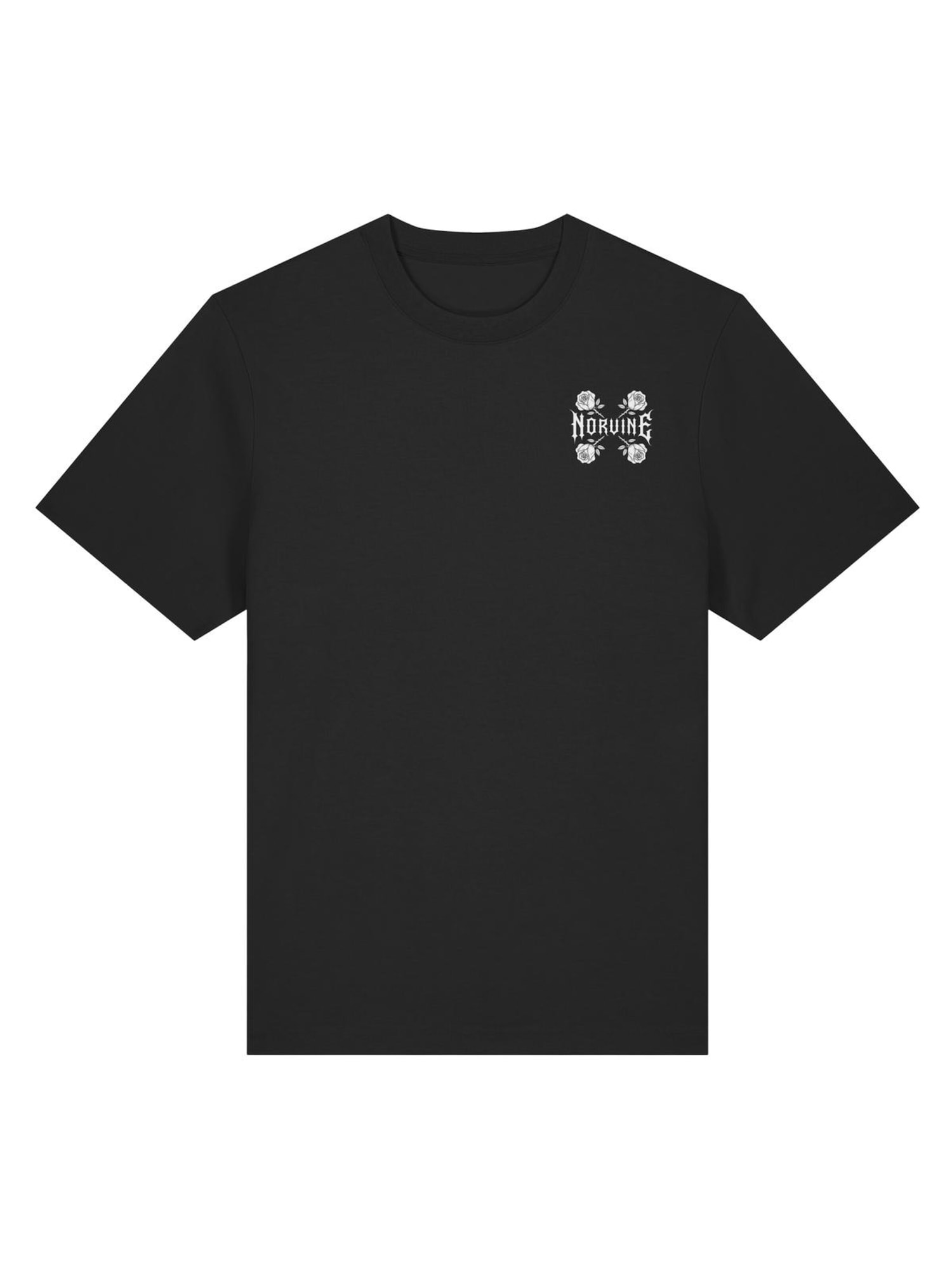 Norvine Maglietta 'Rosebound T-Shirt - Organic Heavy Shirt by Norvine' nero