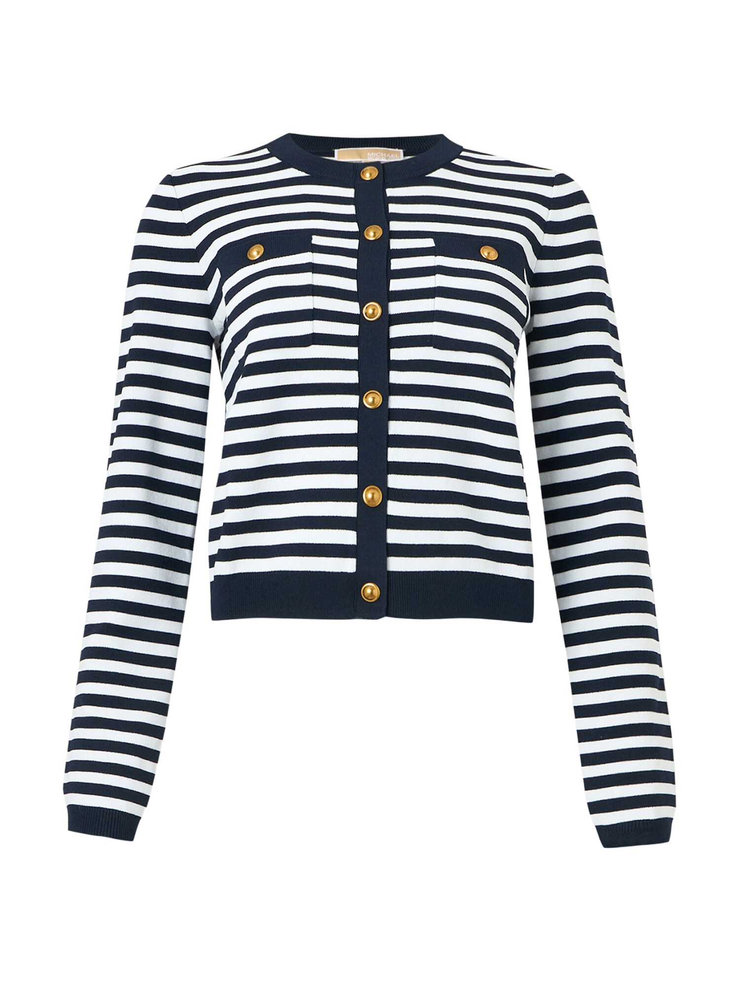 MICHAEL Michael Kors Geacă tricotată  bleumarin / alb