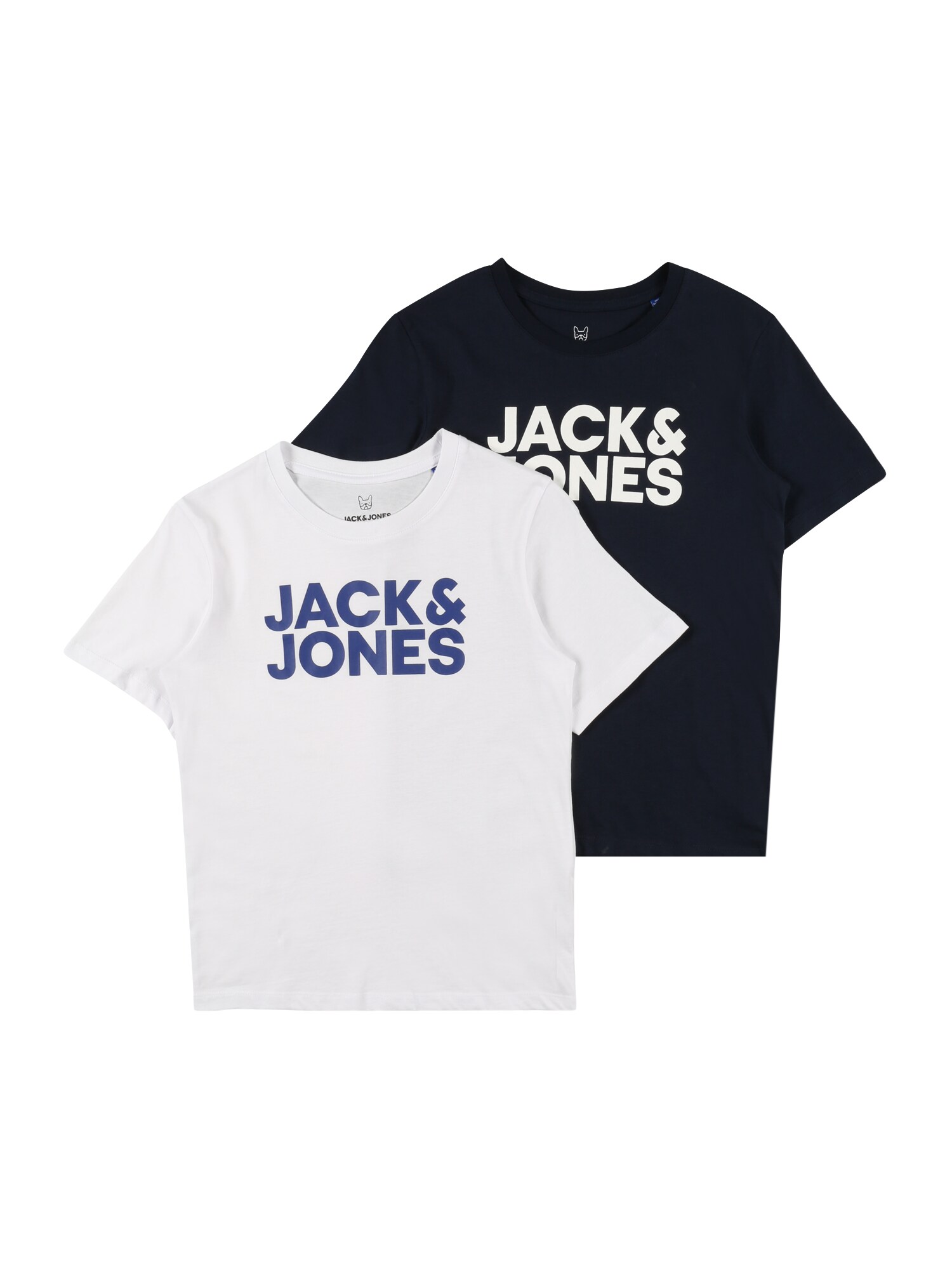 Jack & Jones Junior Tricou  albastru / albastru noapte / alb